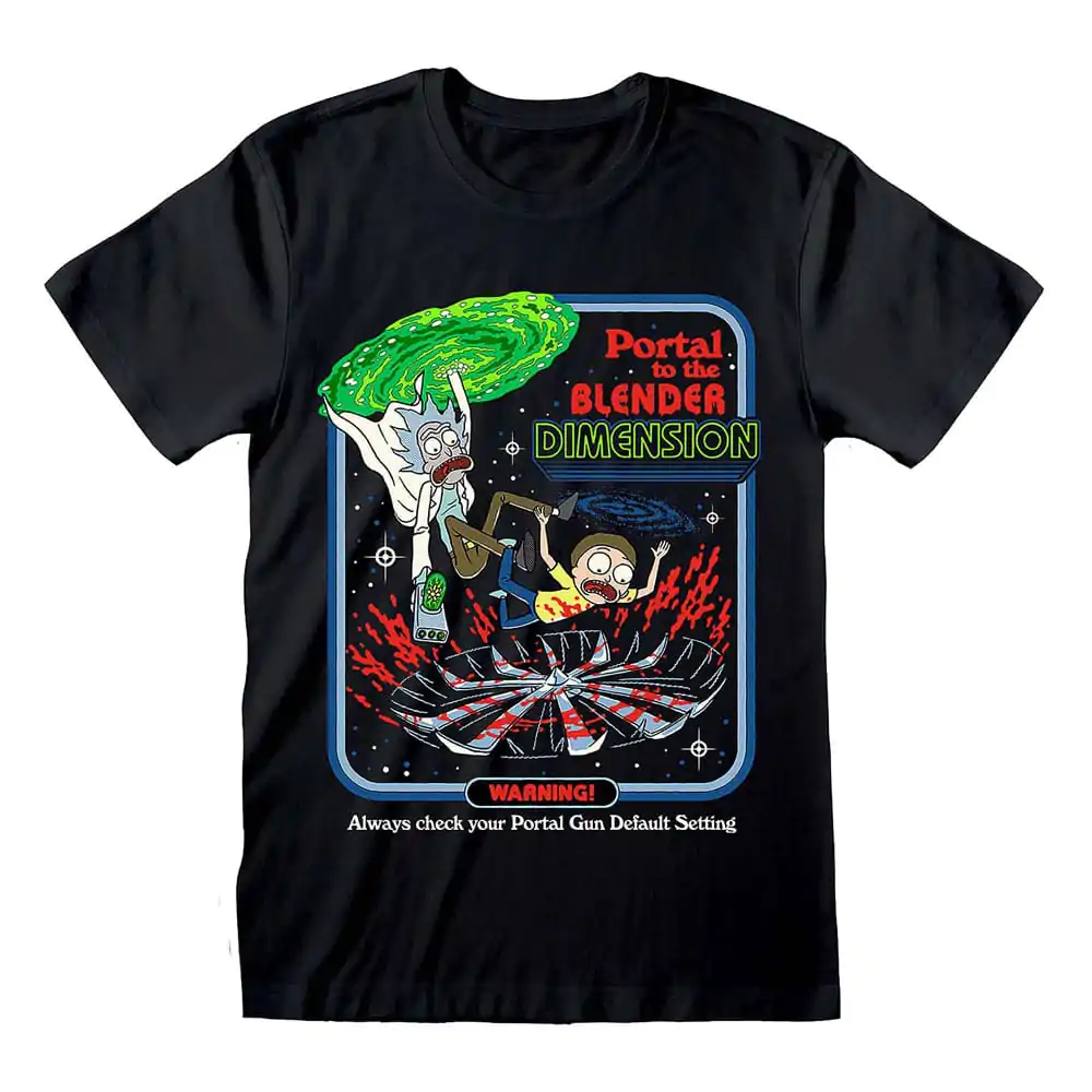 Steven Rhodes T-Shirt Rick and Morty Portal Collab tričko produktová fotografia