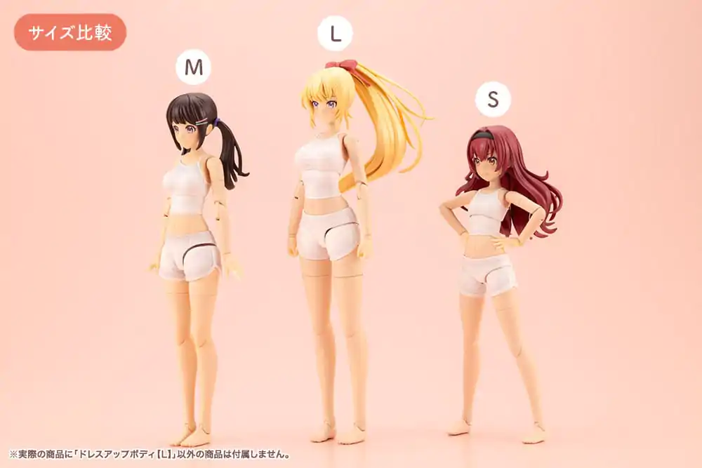 Sousai Shojo Teien Sada príslušenstva pre 1/10 akčné figúrky Dress Up Body Size L produktová fotografia