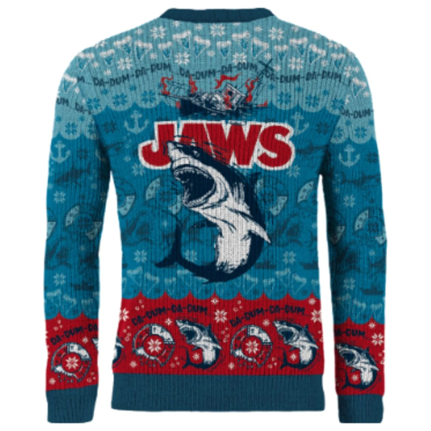 Jaws vianočný sveter Jaws produktová fotografia