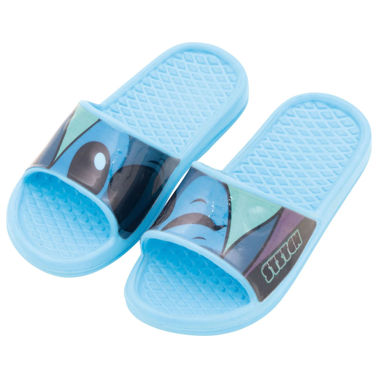 Stitch Wink Modré detské papuče produktová fotografia