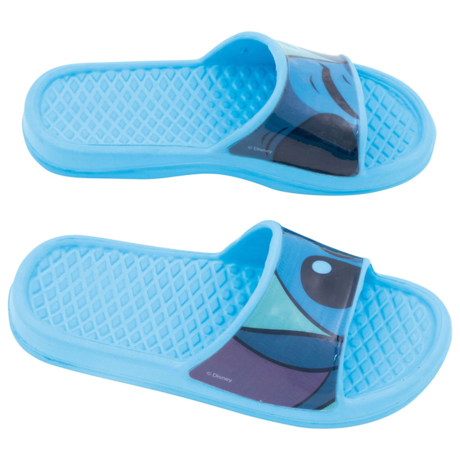 Stitch Wink Modré detské papuče produktová fotografia