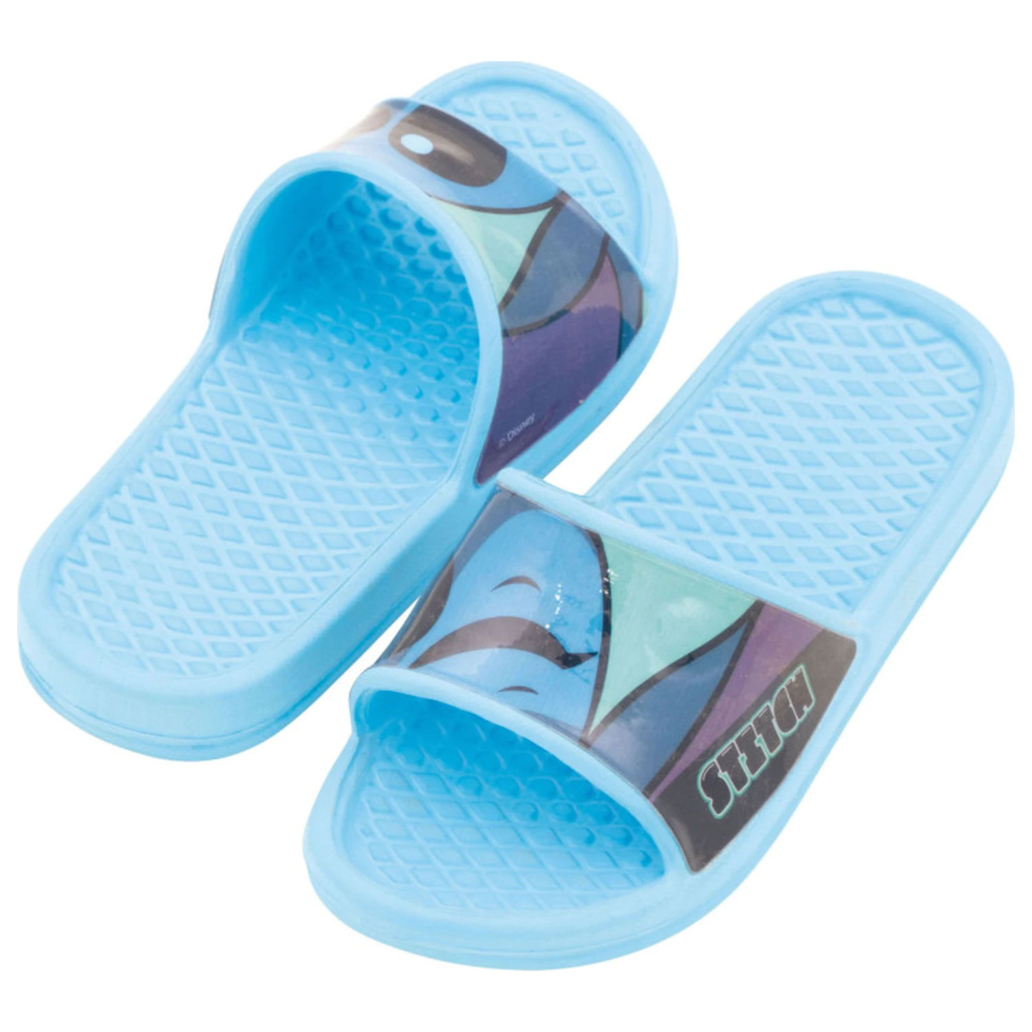 Stitch Wink Modré detské papuče produktová fotografia