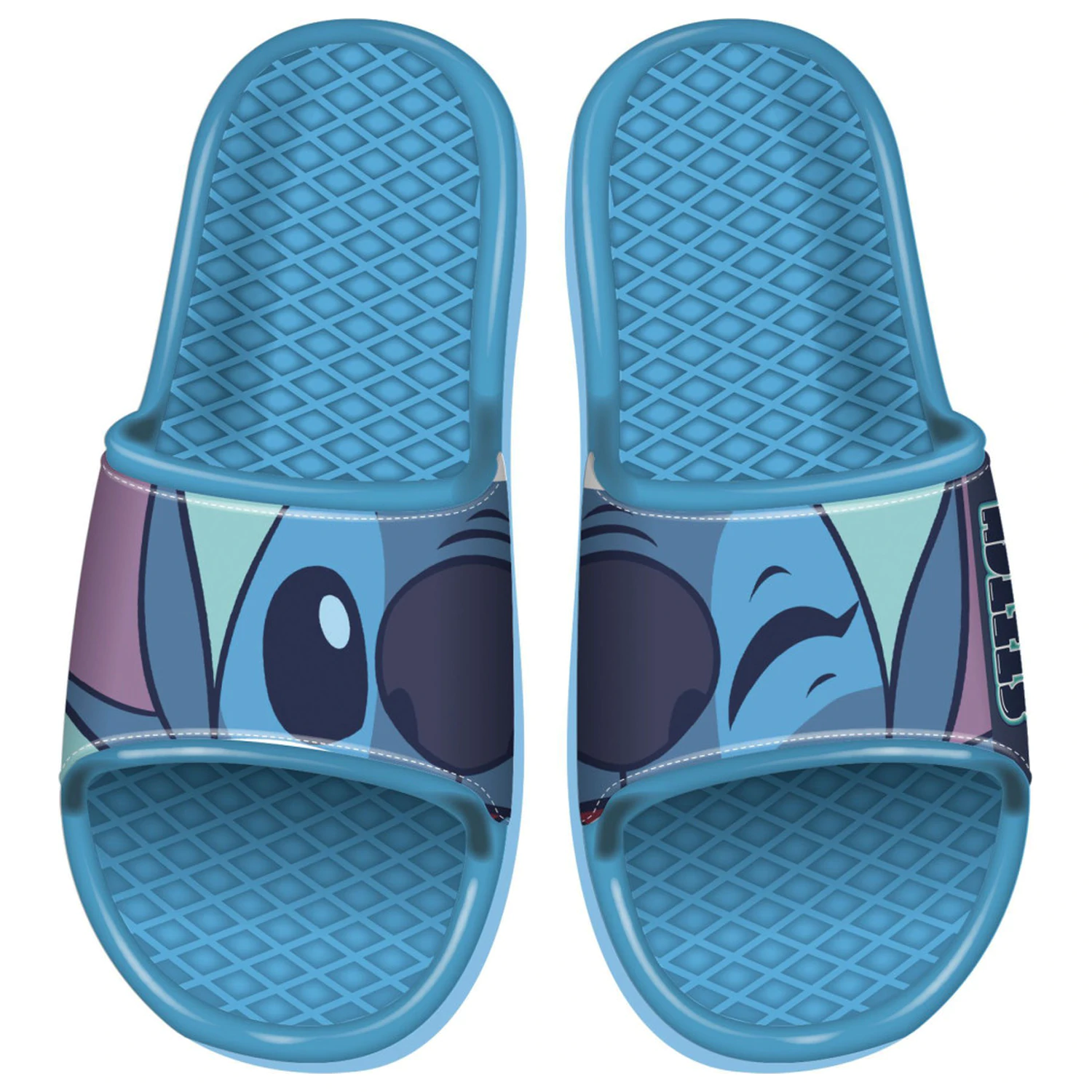 Stitch Wink Modré detské papuče produktová fotografia