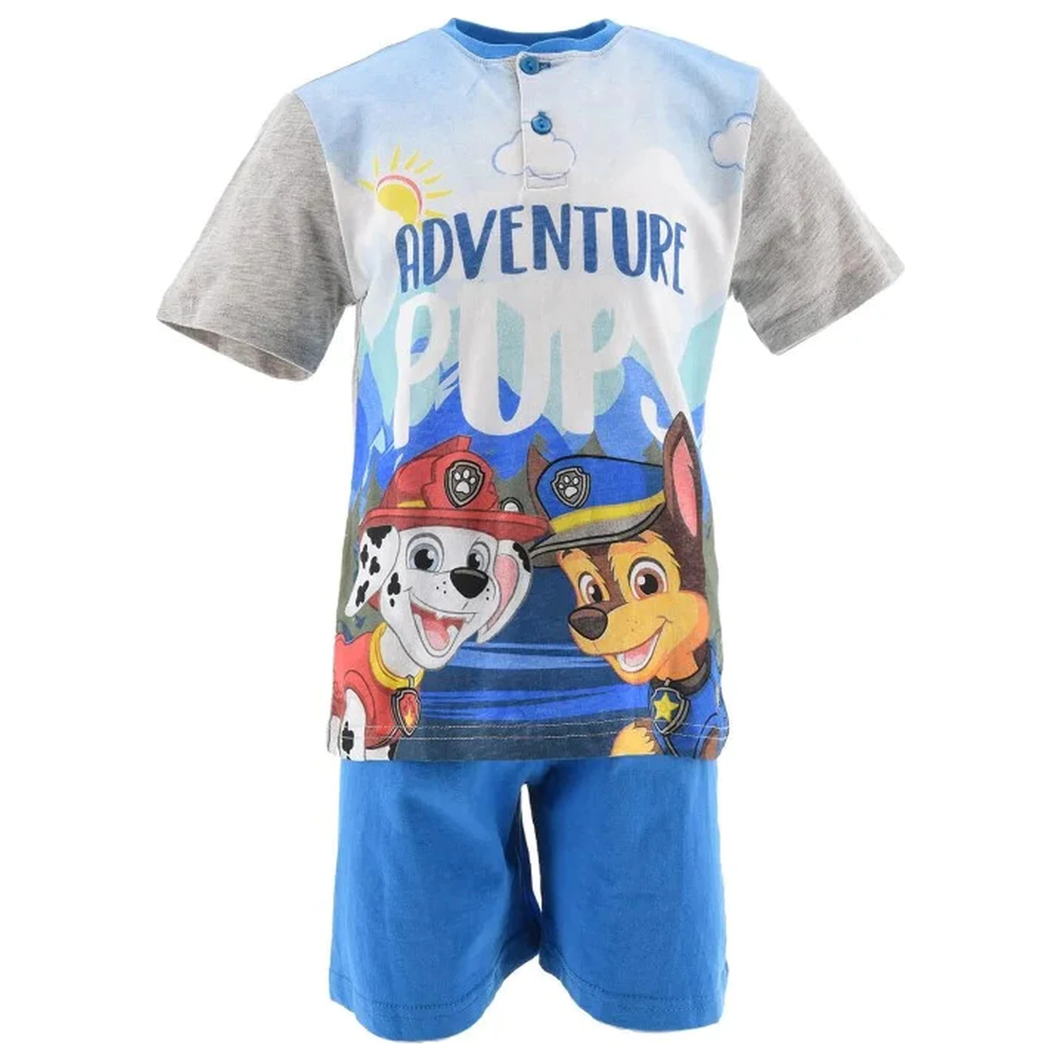 Paw Patrol Adventure Pups Detské krátke pyžamo produktová fotografia