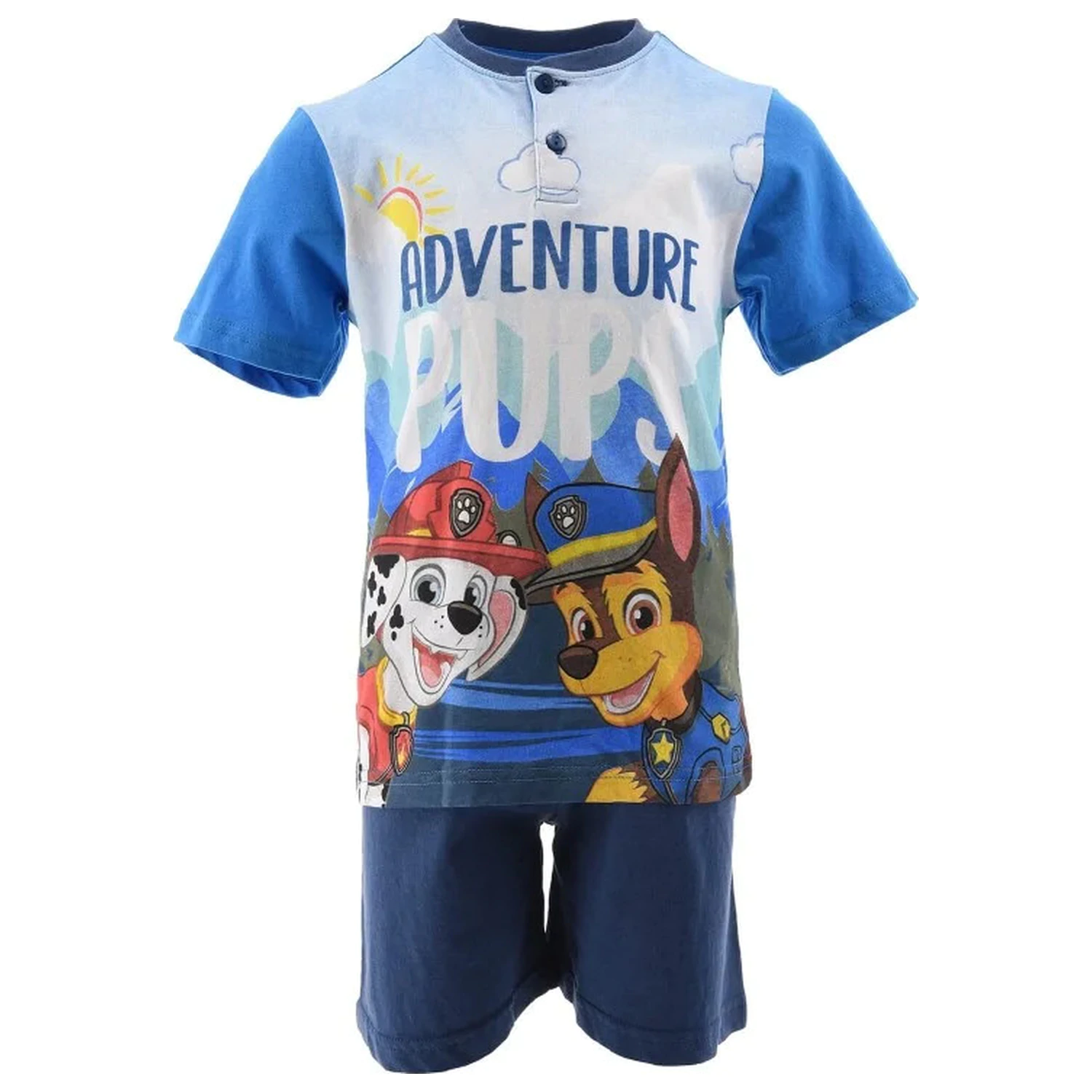 Paw Patrol Adventure Detské krátke pyžamá produktová fotografia