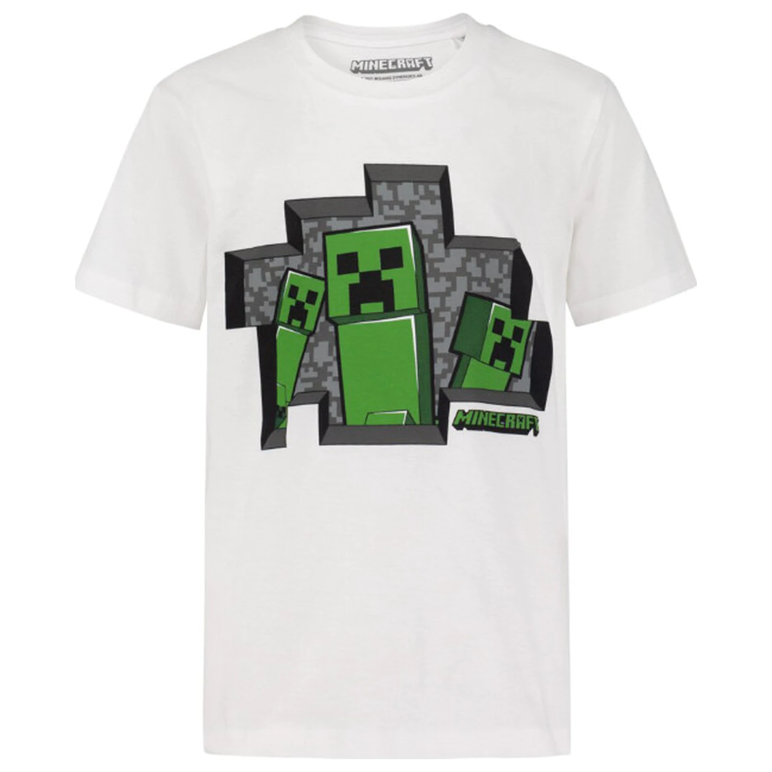 Minecraft Tunnel Trouble detské krátke pyžamo produktová fotografia