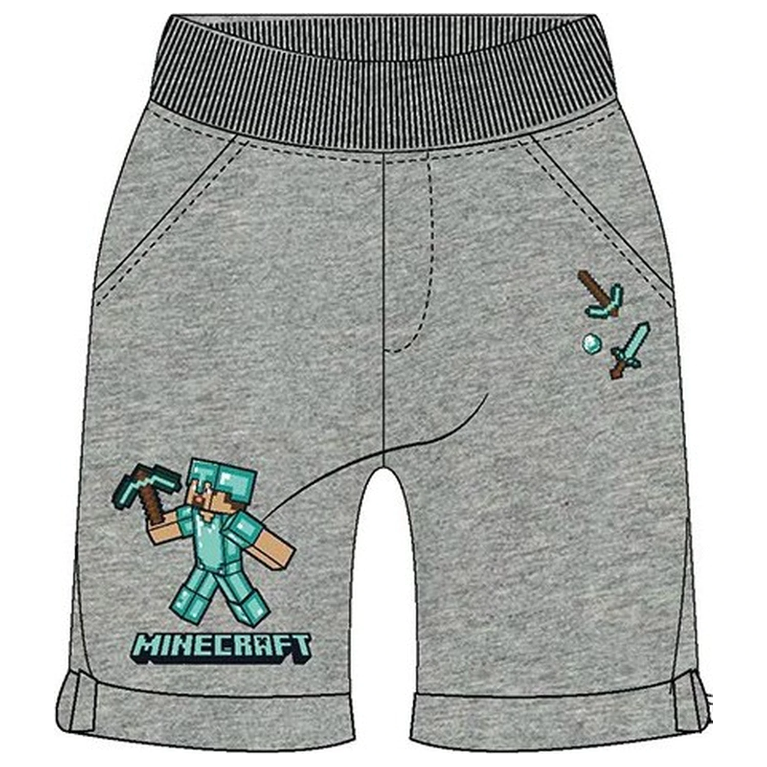 Minecraft Battlewear Detské Šortky produktová fotografia