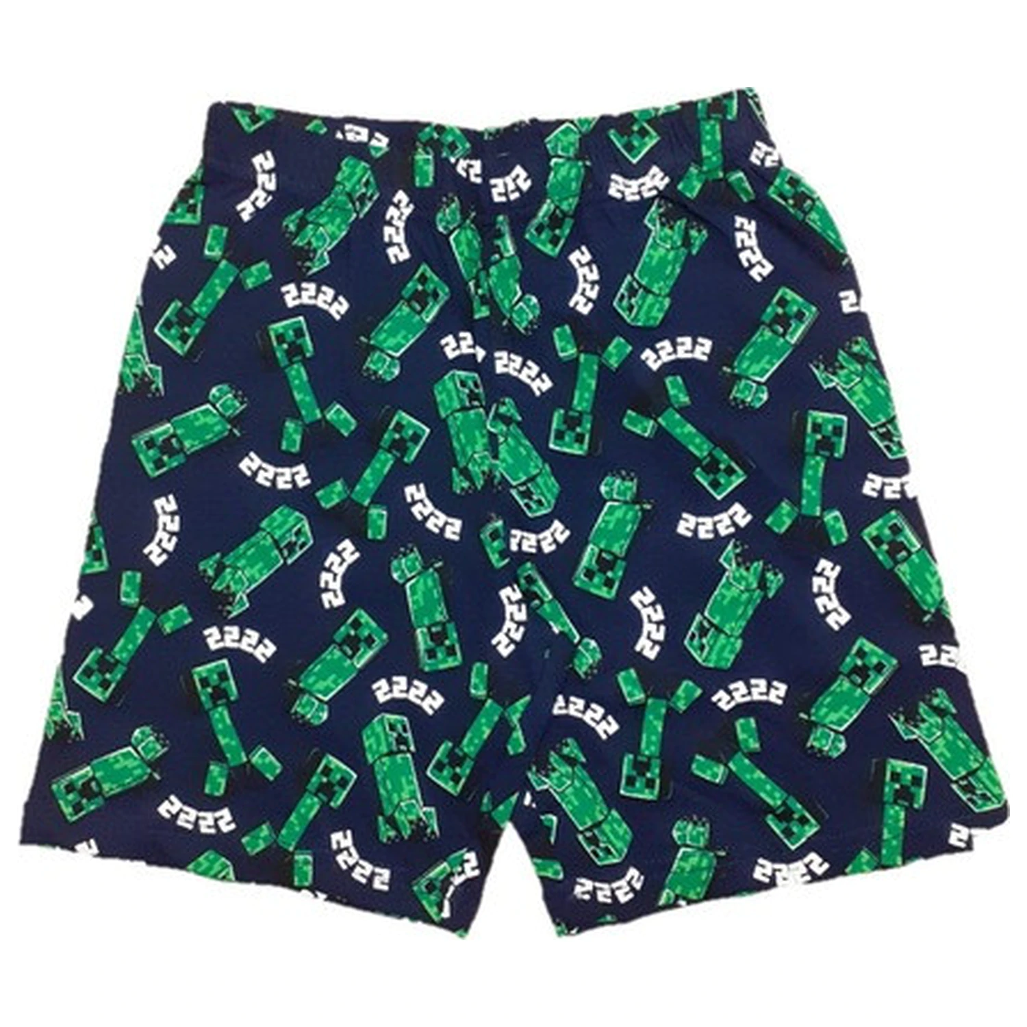 Minecraft Creeper Dreams detské krátke pyžamo produktová fotografia