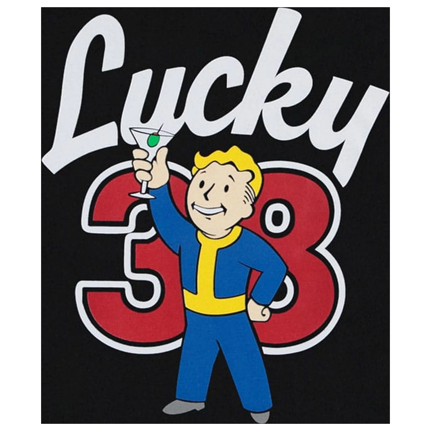 Fallout tričko Lucky 38 Cocktail produktová fotografia