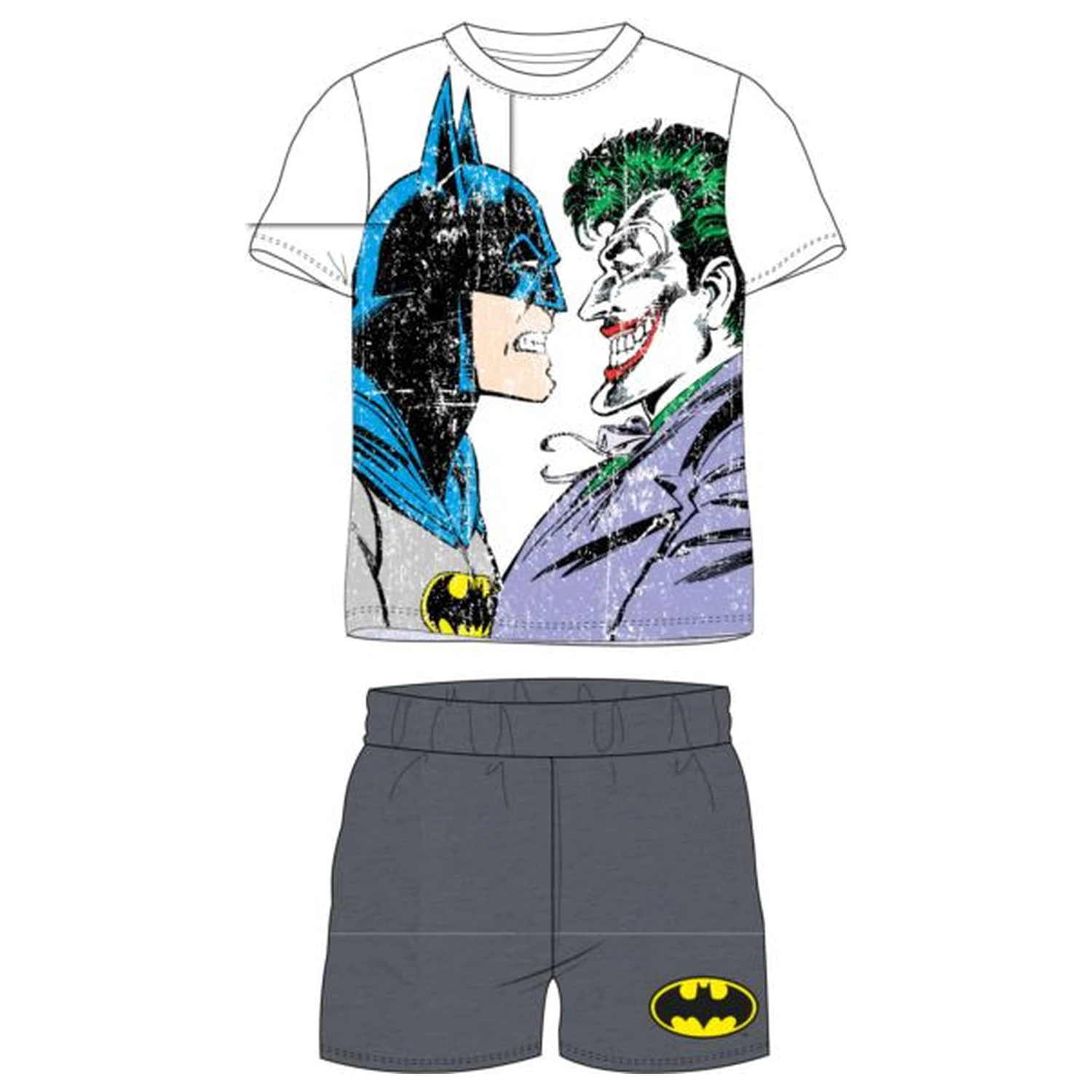 Batman VS Joker detské krátke pyžamá produktová fotografia