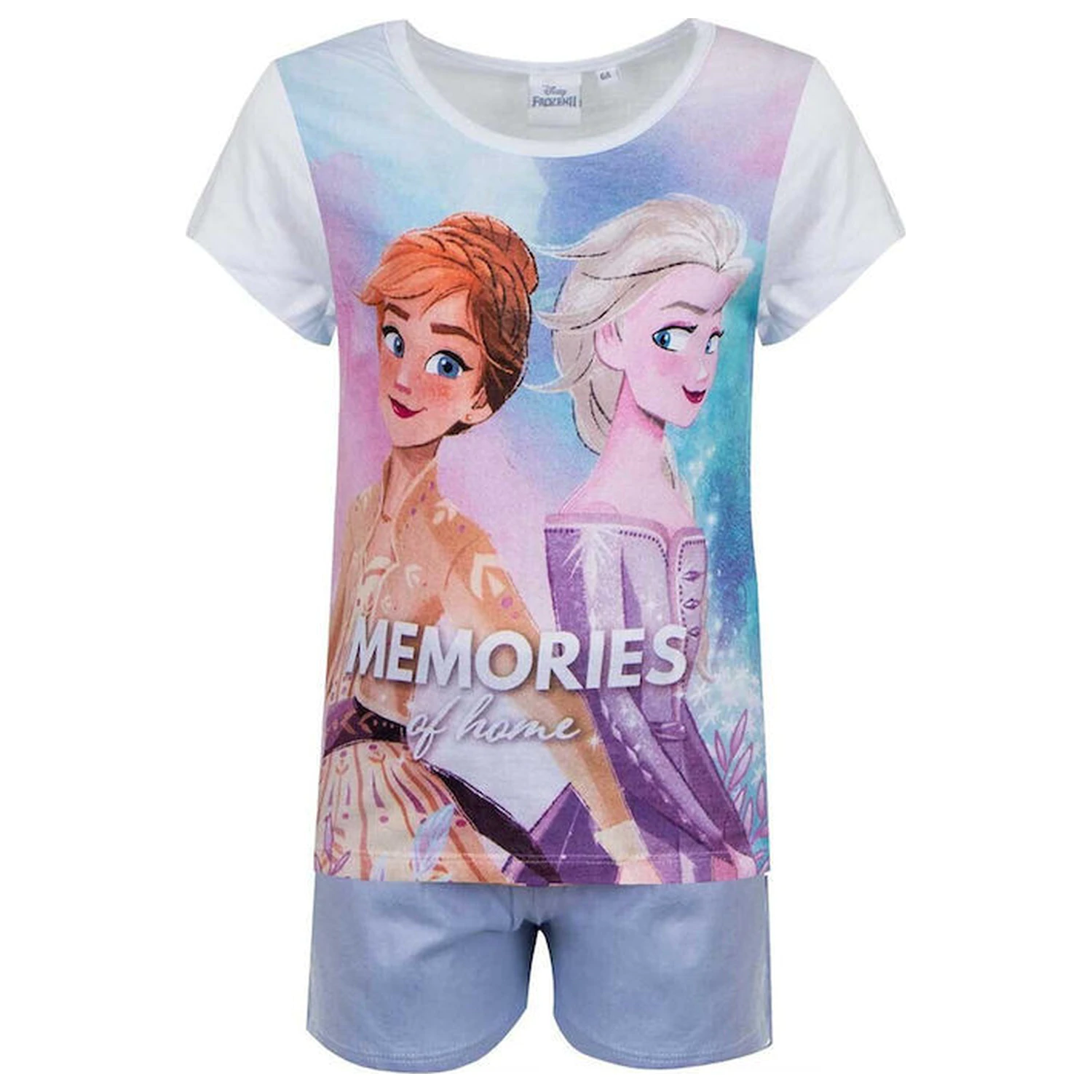 Disney Frozen Memories of Home krátke pyžamá pre deti produktová fotografia