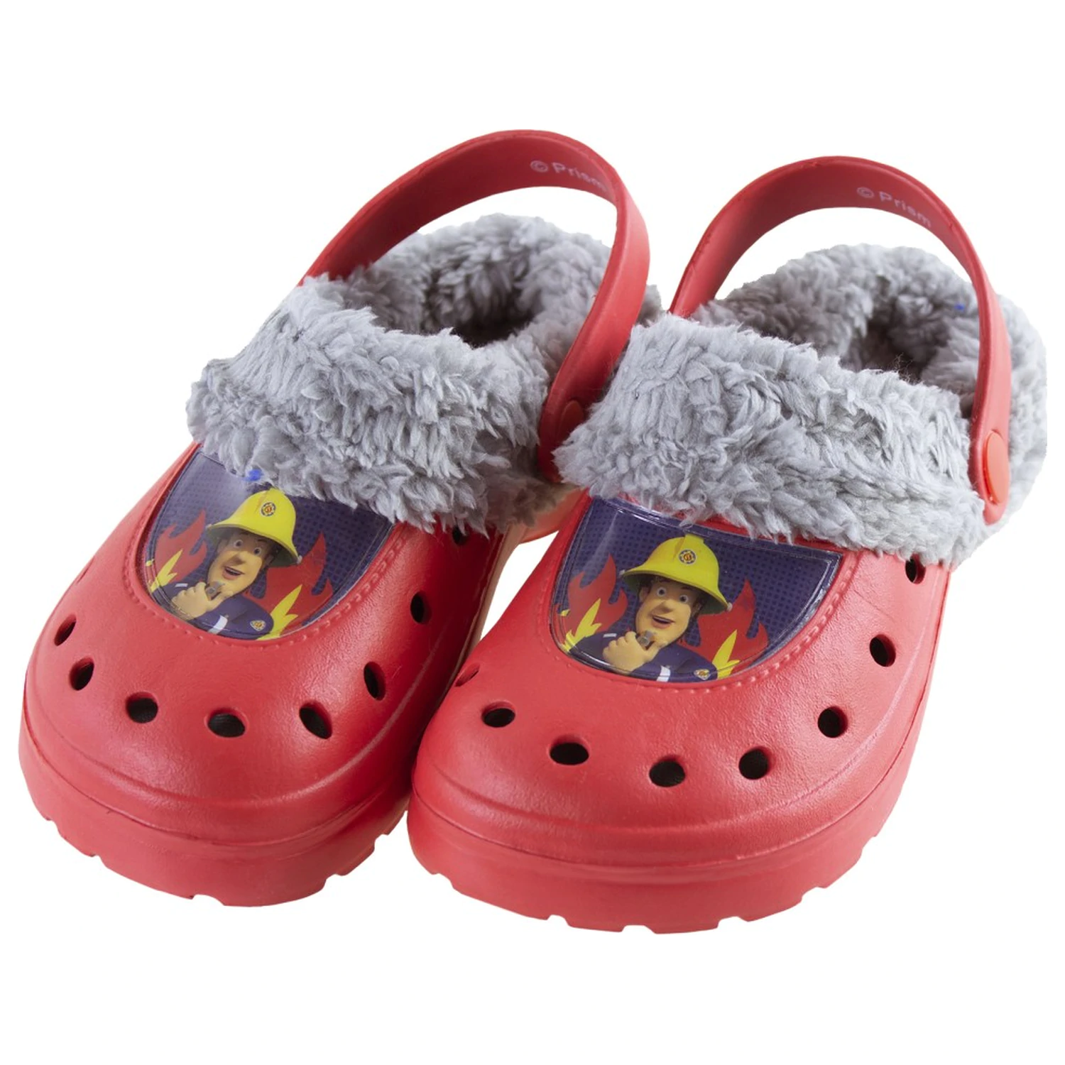 Fireman Sam červené detské zimné papuče clog produktová fotografia