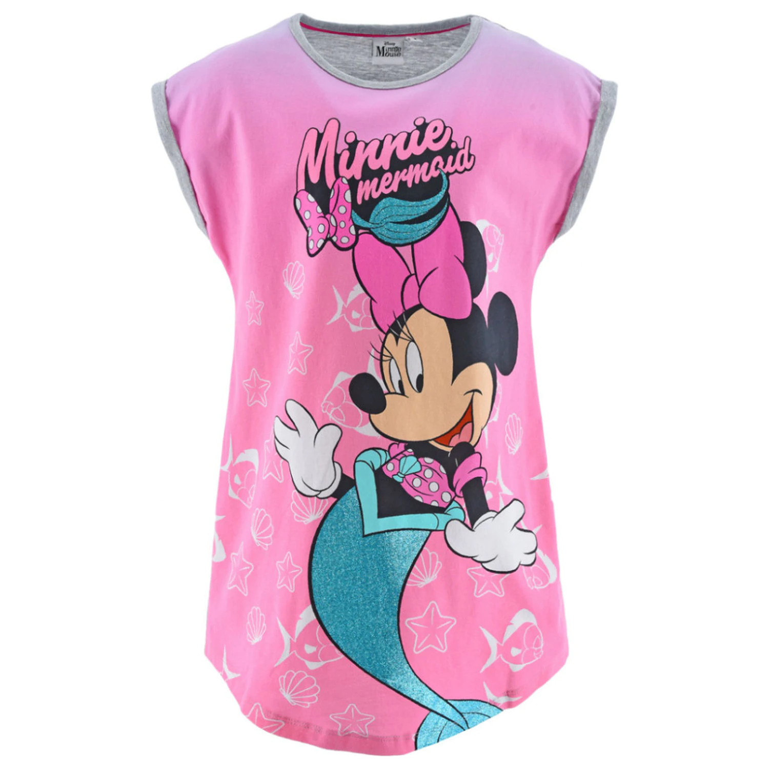 Disney Minnie Mermaid detská nočná košeľa produktová fotografia