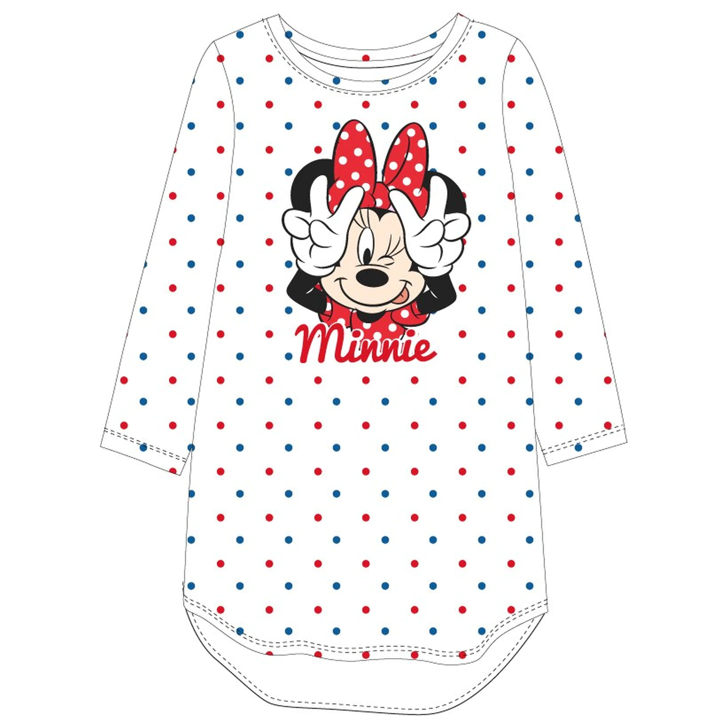 Disney Minnie Peek-a-Bow detská nočná košeľa produktová fotografia