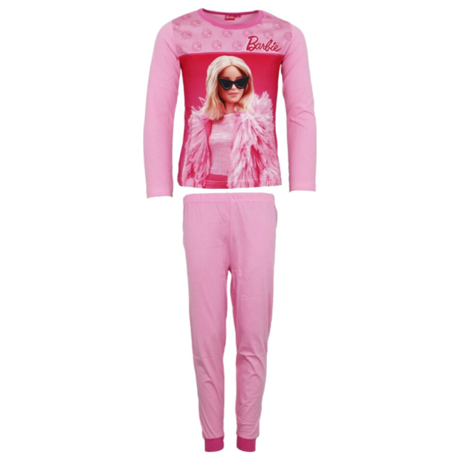 Barbie Elegant Light Pink dlhá pyžama pre deti produktová fotografia