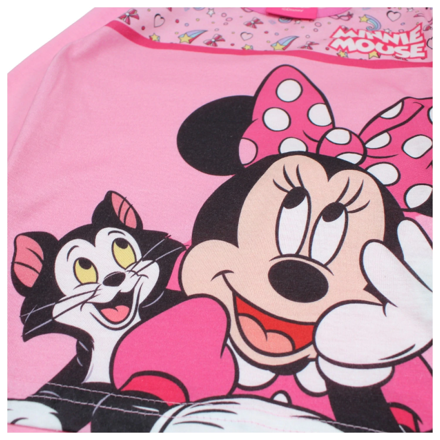 Disney Minnie Figaro Light Pink detské dlhé pyžamo produktová fotografia