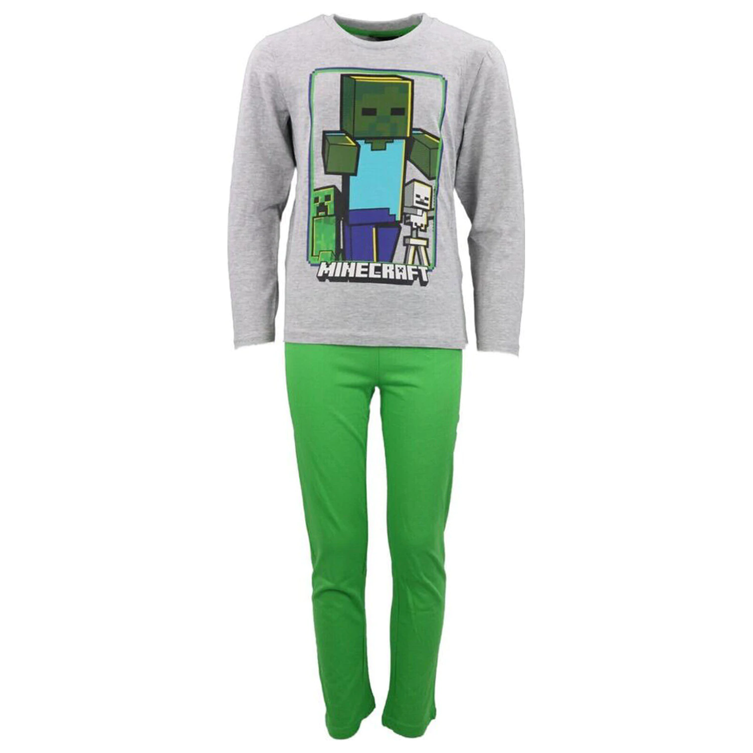 Minecraft Create detské dlhé pyžamo produktová fotografia