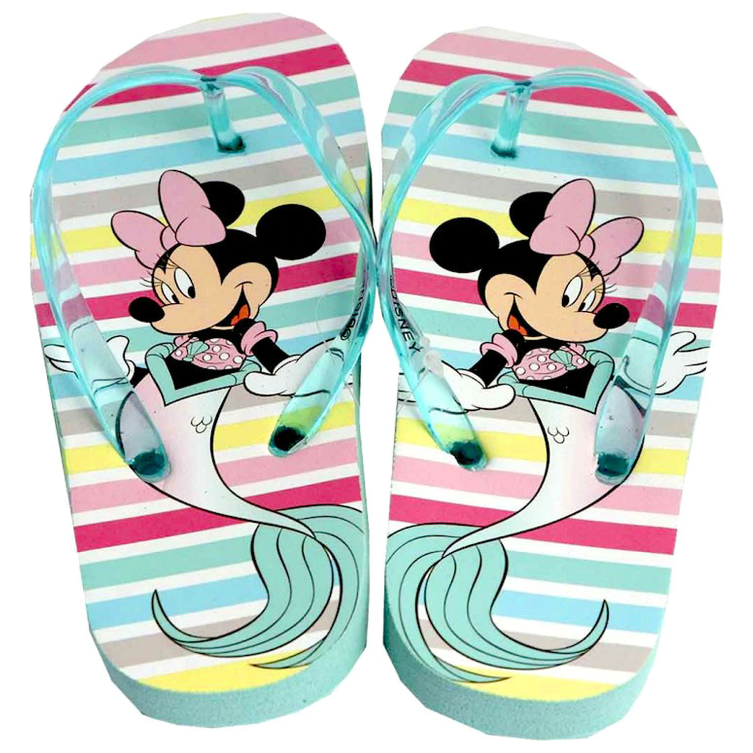Disney Minnie Mermaid Blue detské žabky, žabka produktová fotografia