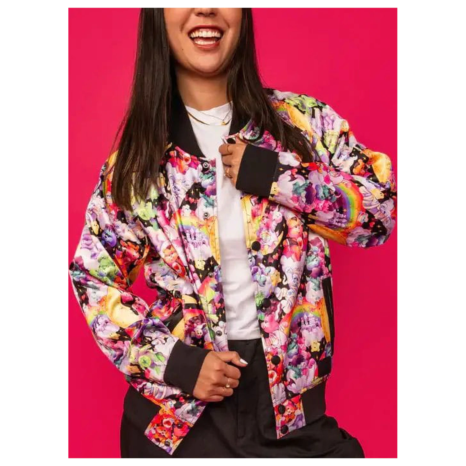 The Care Bears x Universal Monsters by Loungefly Bomber Jacket Unisex produktová fotografia