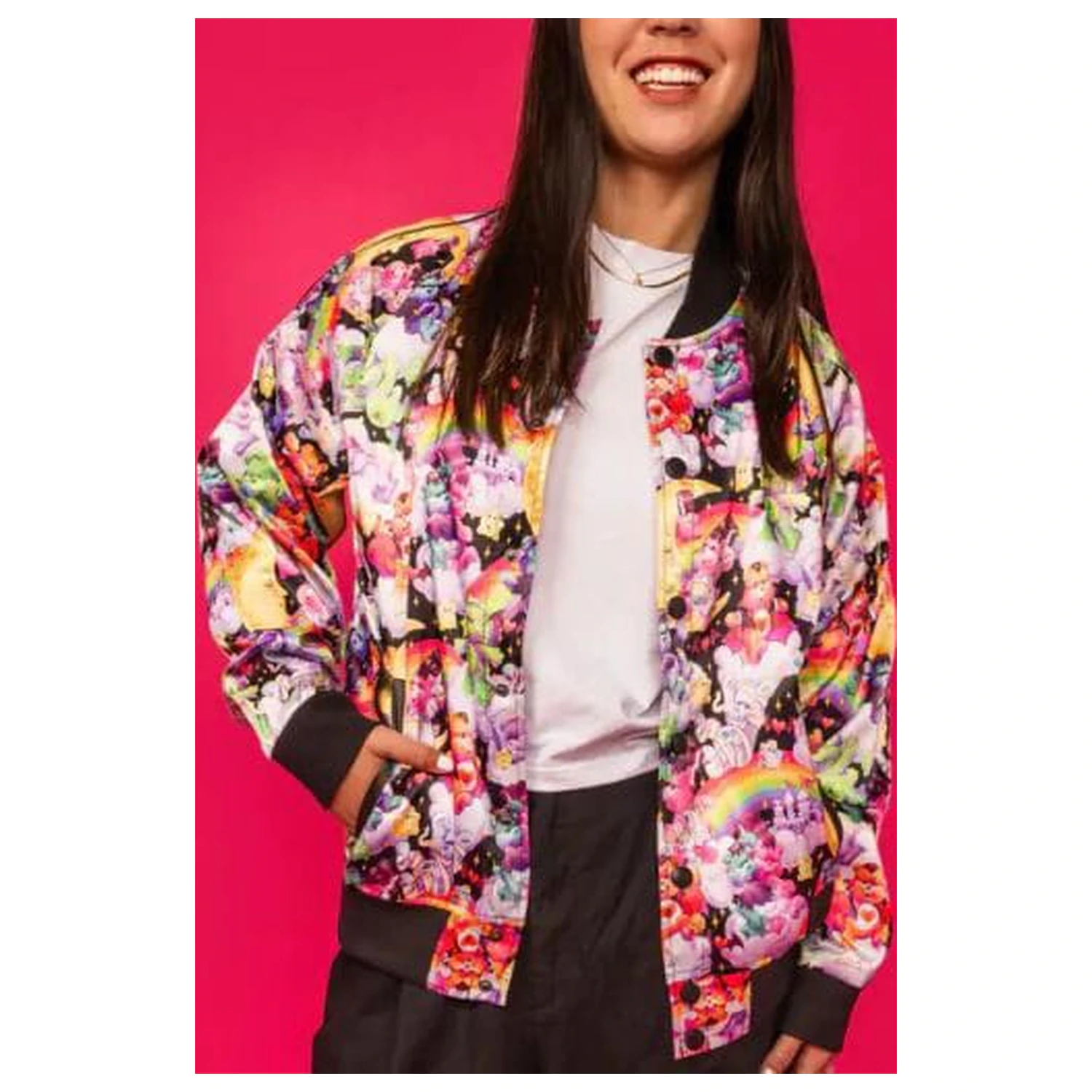The Care Bears x Universal Monsters by Loungefly Bomber Jacket Unisex produktová fotografia