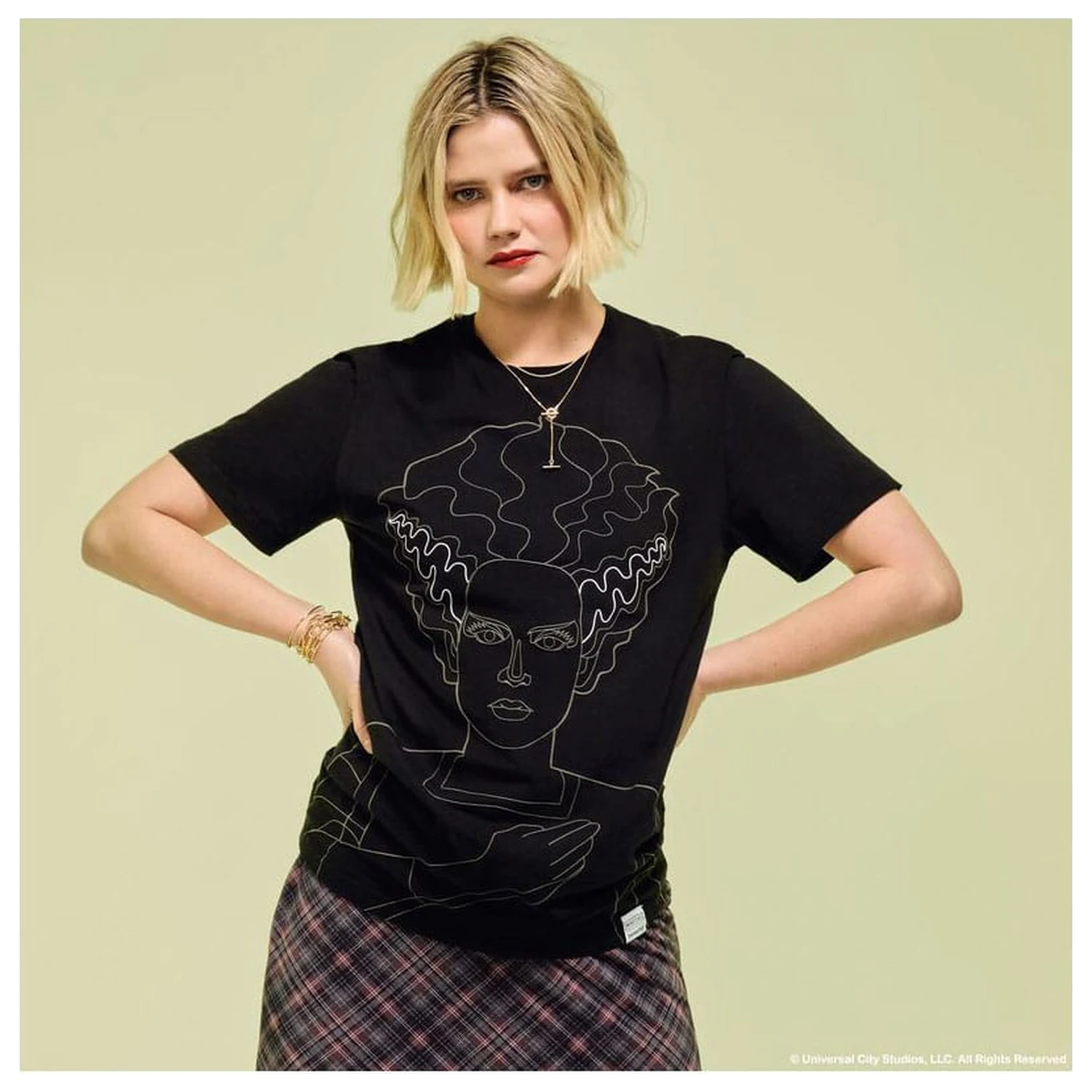 Universal Monsters by Loungefly Tričko T-Shirt Unisex Bride of Frankenstein produktová fotografia