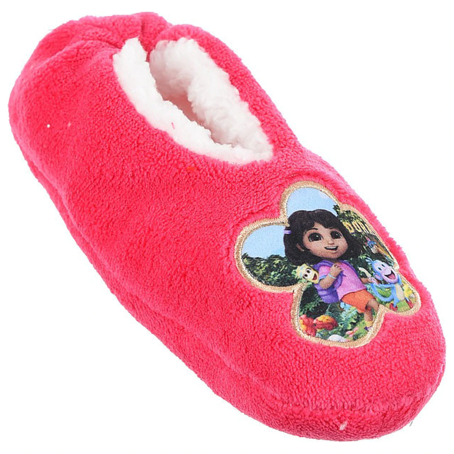 Dora the Explorer Kvety Ružové Detské Zimné papuče produktová fotografia