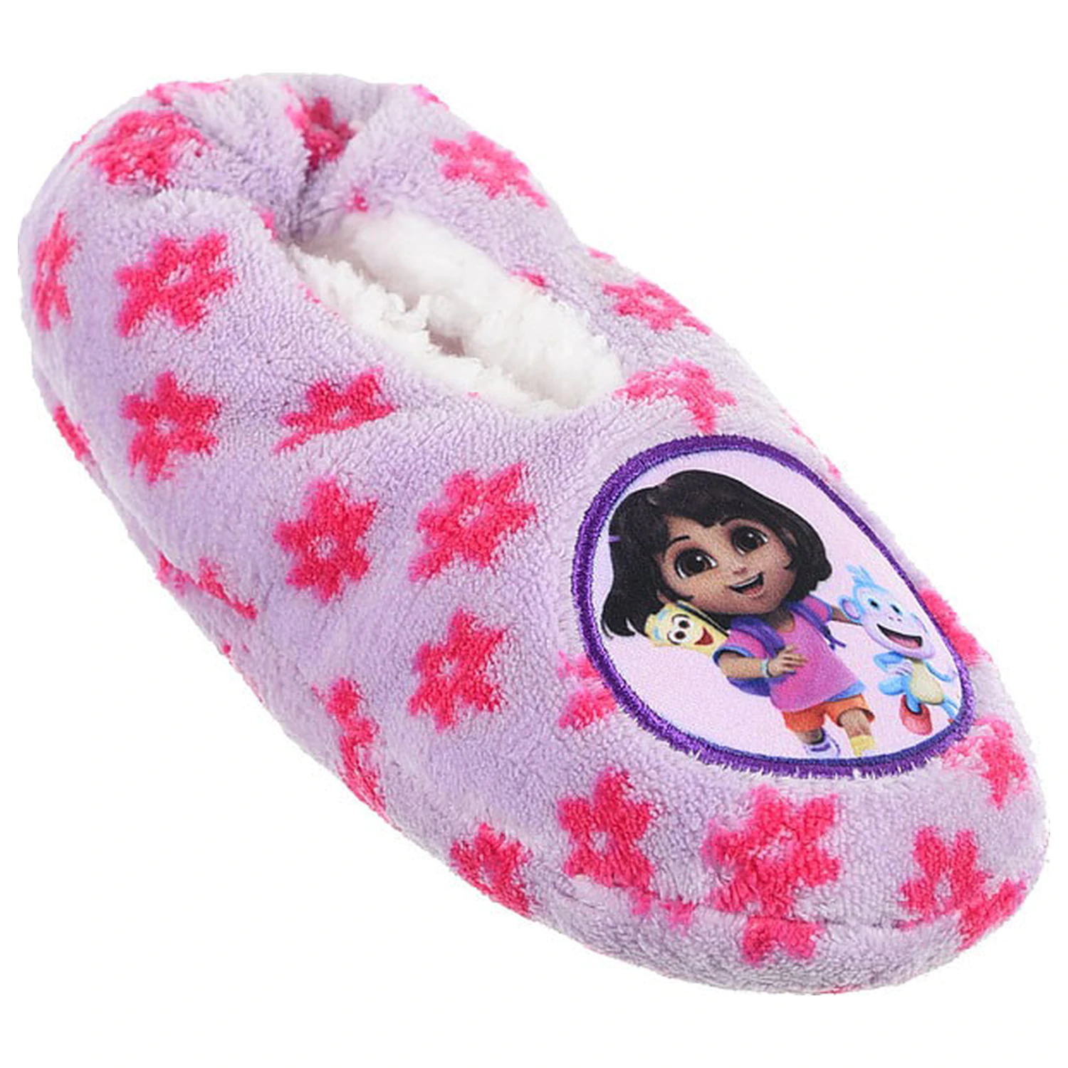 Dora the Explorer Kvety Fialové Detské Zimné Papuče produktová fotografia