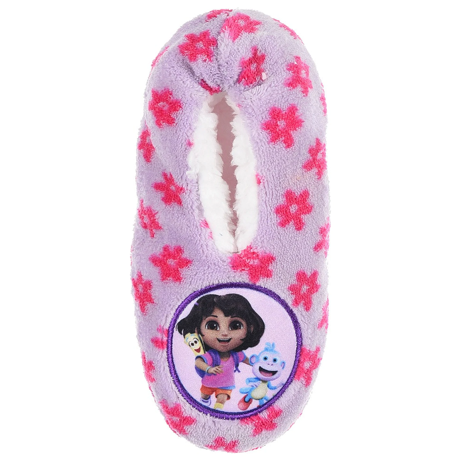 Dora the Explorer Kvety Fialové Detské Zimné Papuče produktová fotografia