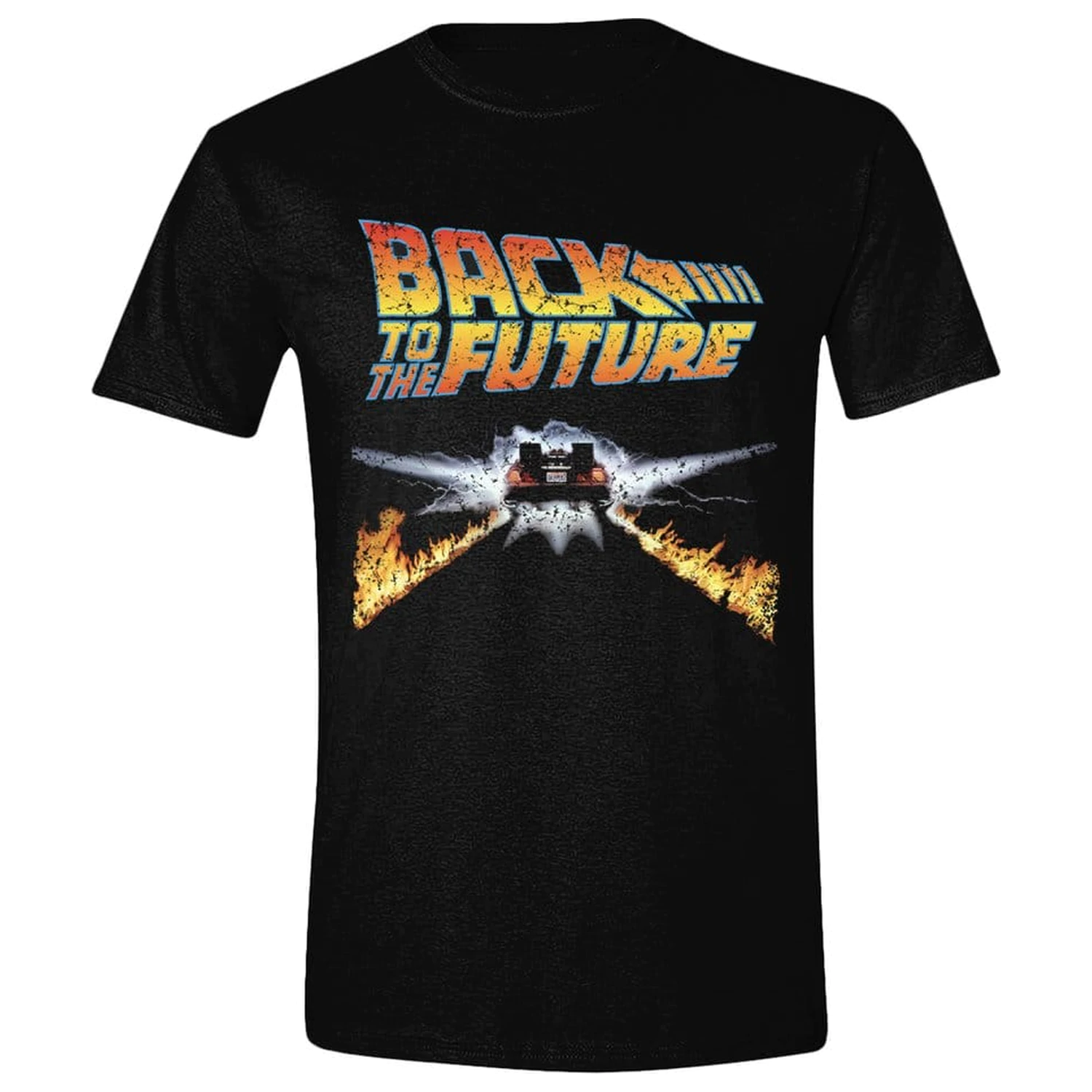 Back to the Future obal na tričko produktová fotografia