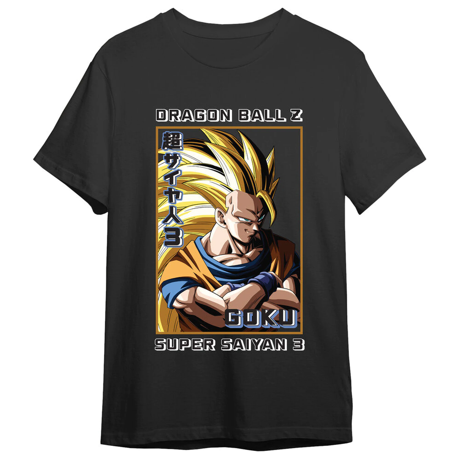 Dragon Ball Z Goku Super Saiyan dospelé tričko produktová fotografia