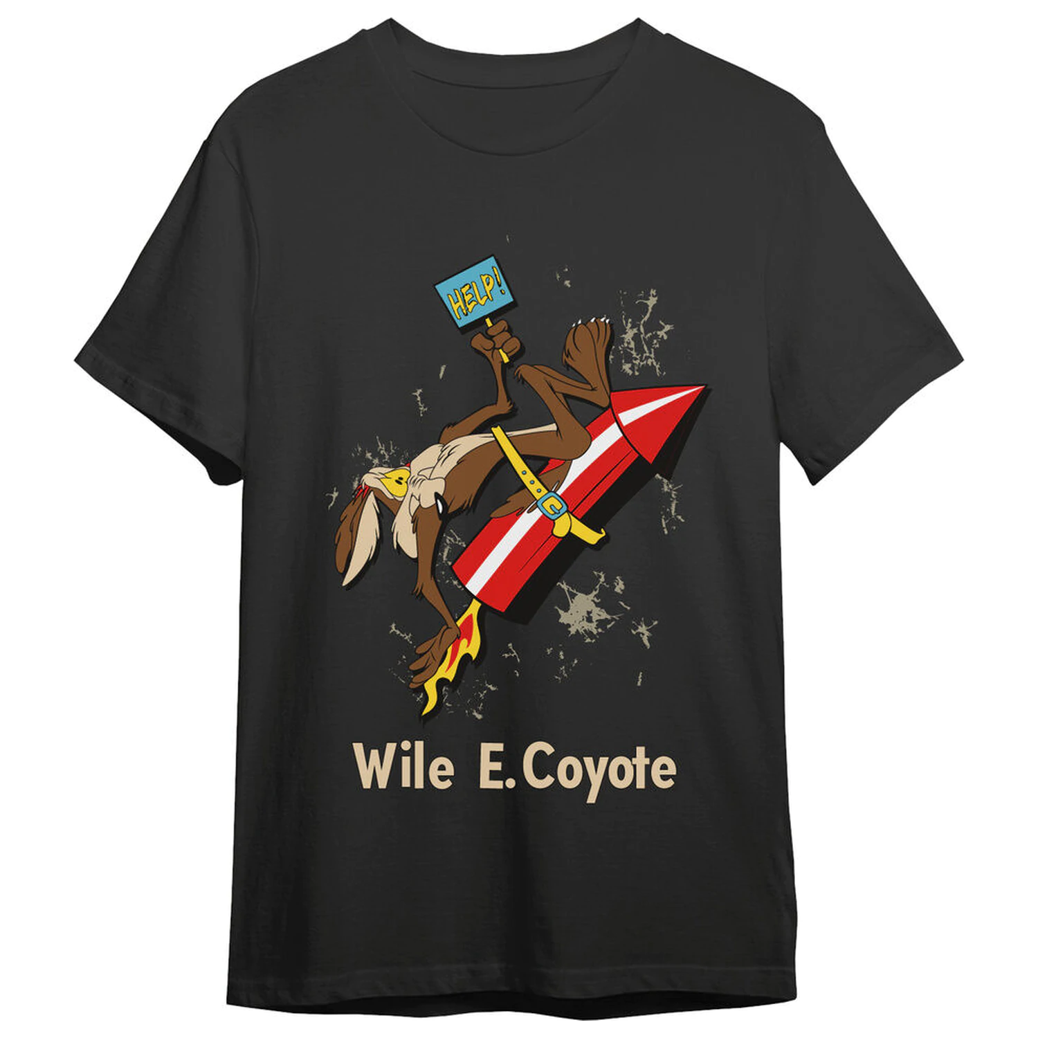 Looney Tunes Coyote Rocket dospelé tričko produktová fotografia