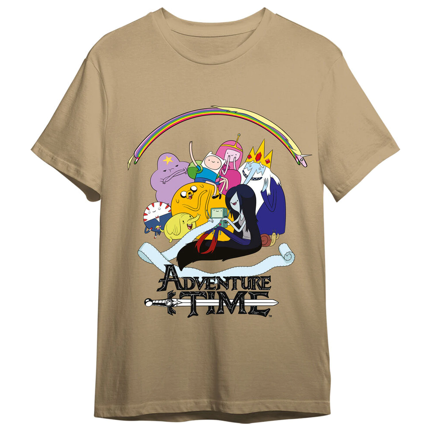 Adventure Time Characters dospelé tričko produktová fotografia