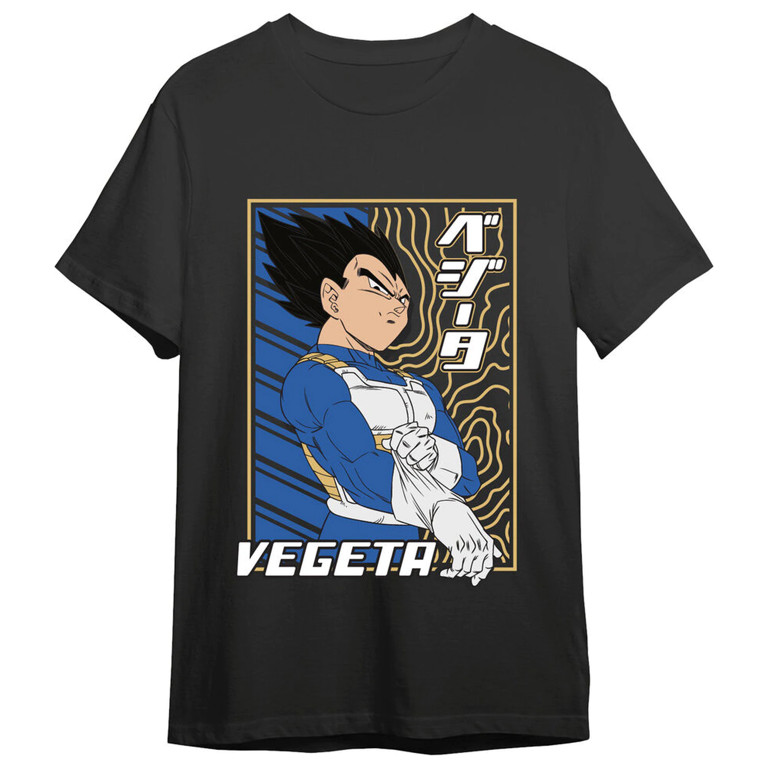 Dragon Ball Super Vegeta dospelé tričko produktová fotografia