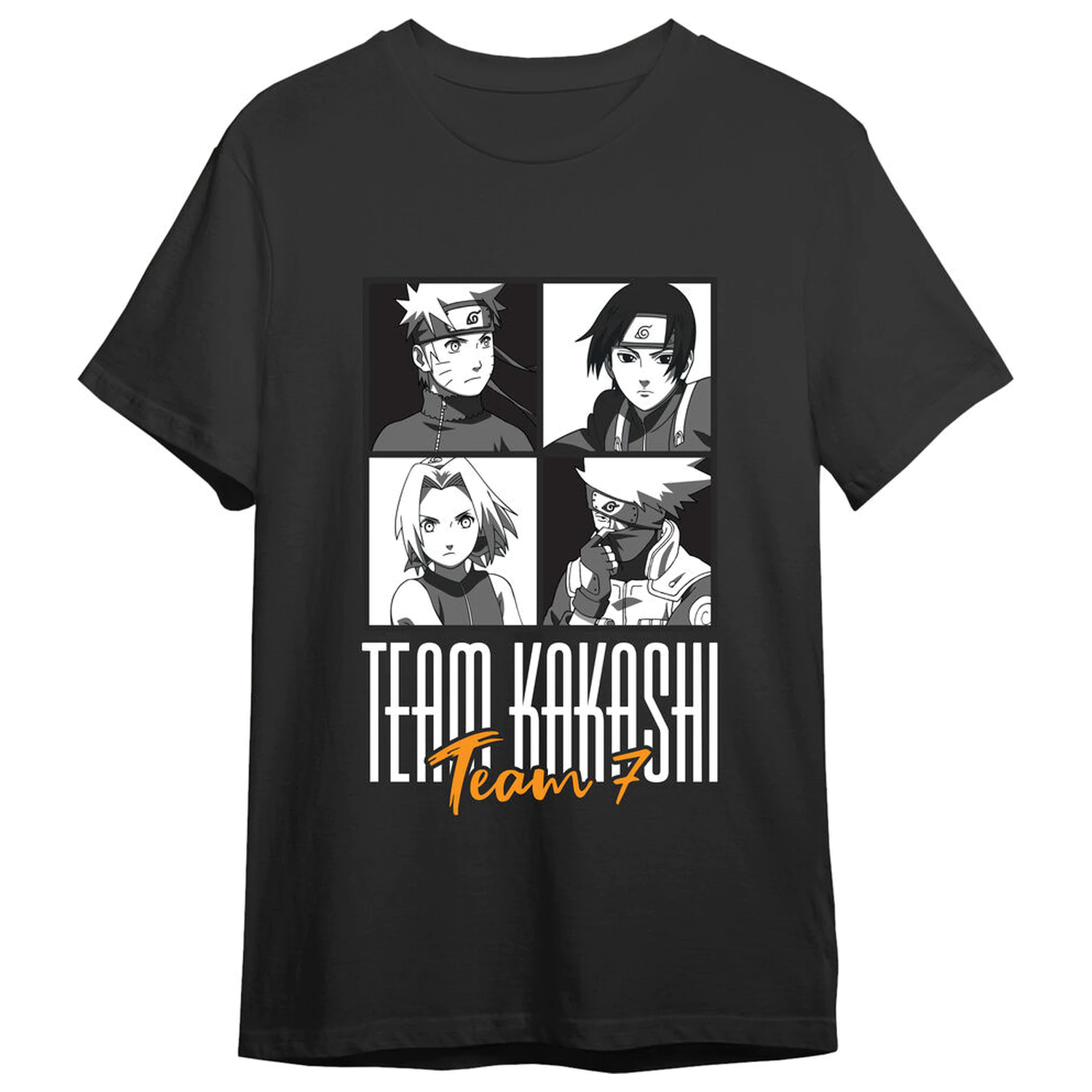 Naruto Shippuden Team Kakashi dospelé tričko produktová fotografia