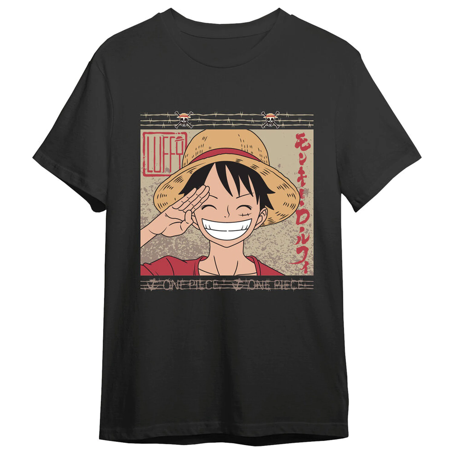 One Piece Monkey D. Luffy dospelé tričko produktová fotografia