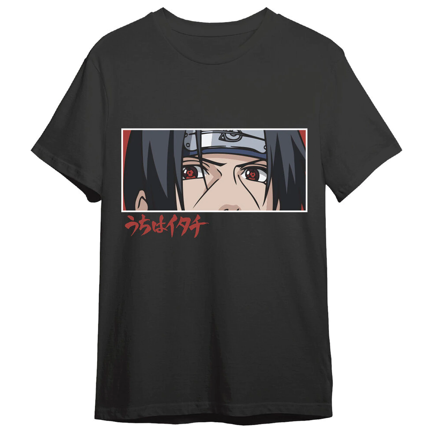 Naruto Shippuden Itachi Eyes dospelácke tričko produktová fotografia