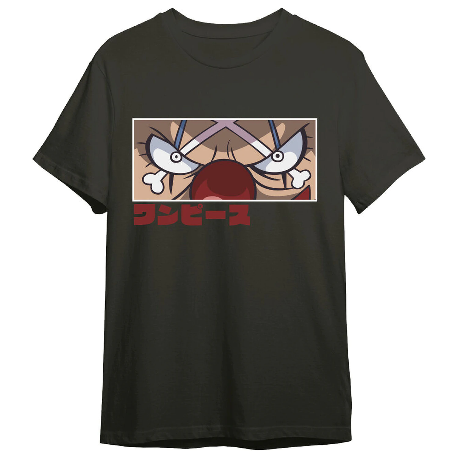 One Piece Buggy Eyes dospelé tričko produktová fotografia