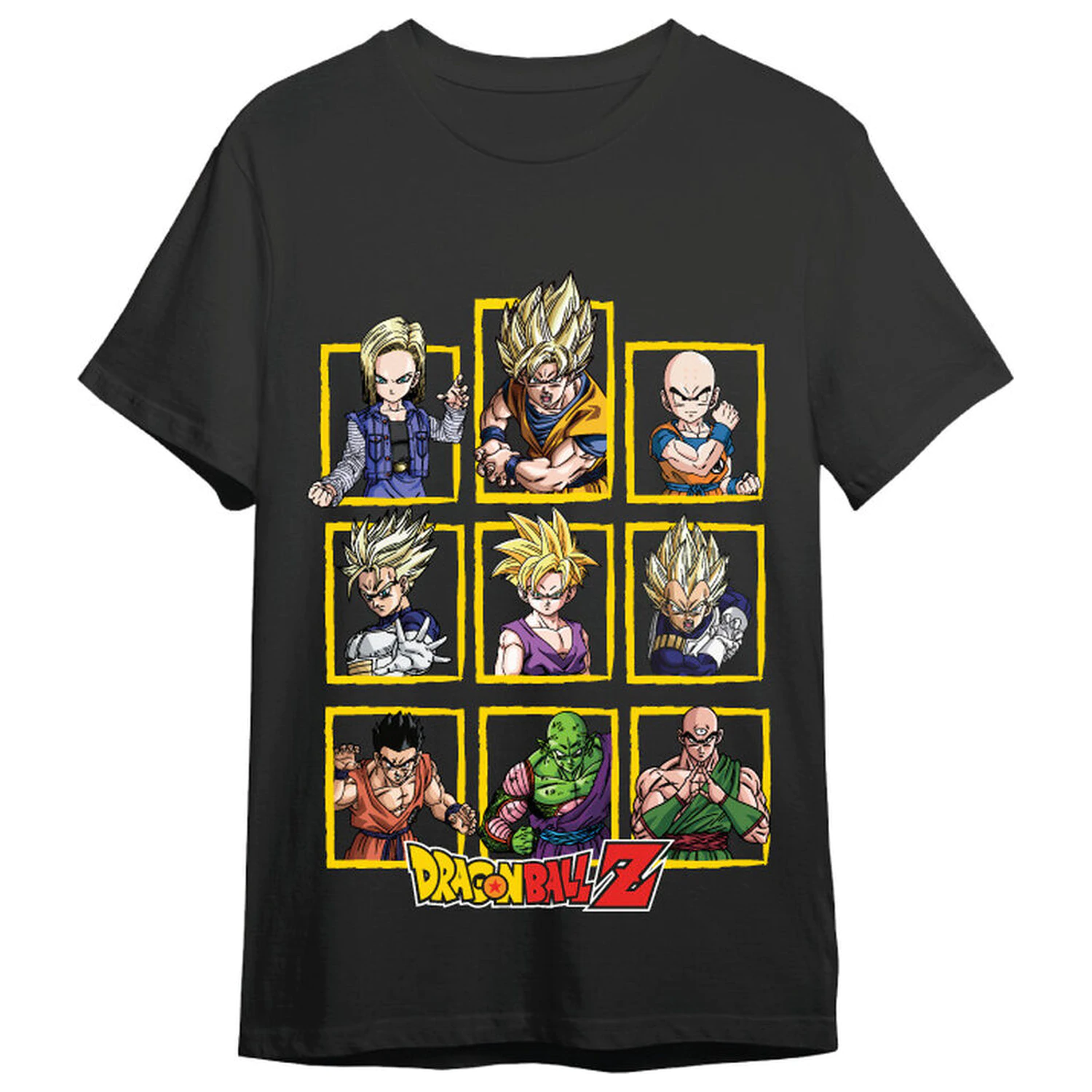 Dragon Ball Z postavy dospelé tričko produktová fotografia