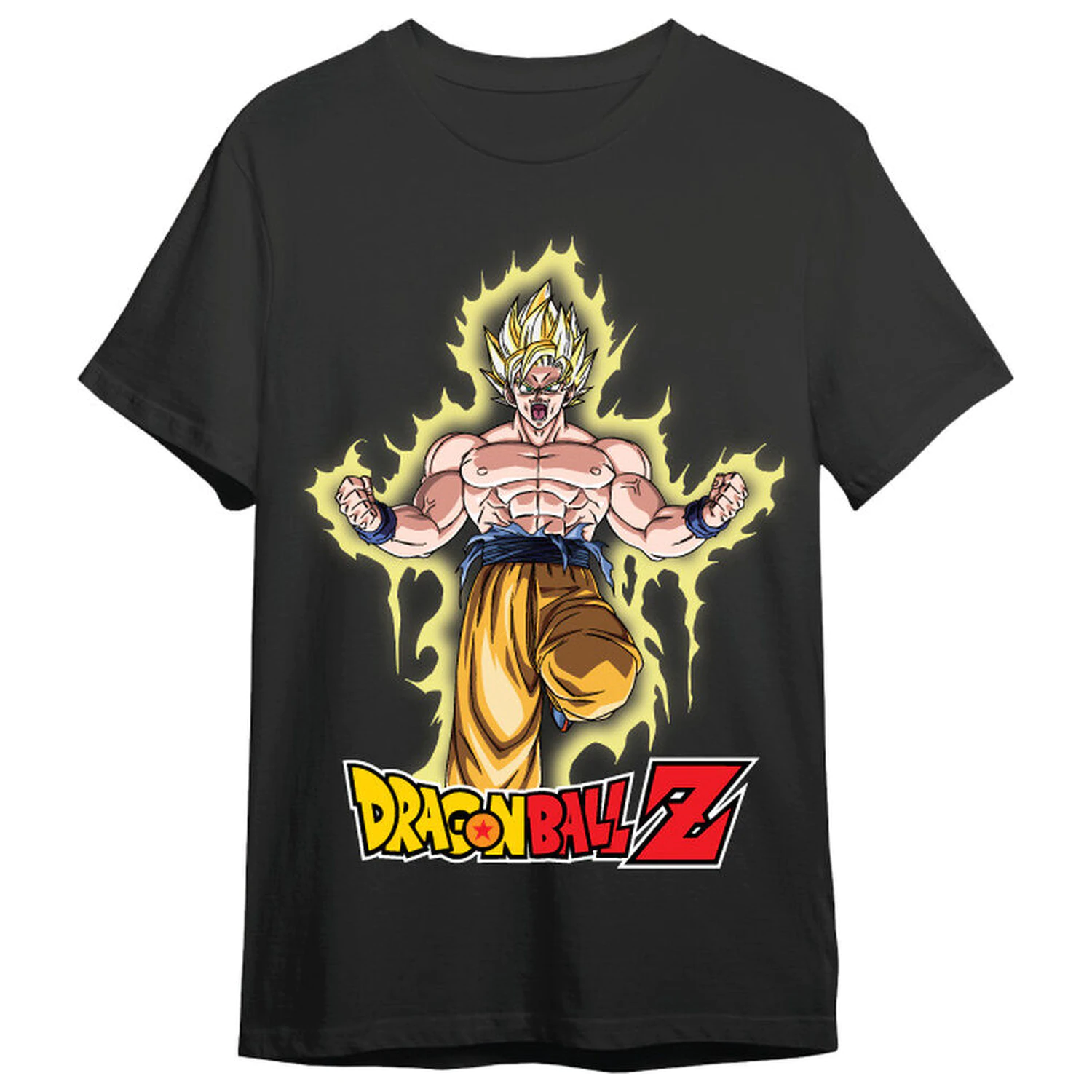 Dragon Ball Z Goku Super Saiyan dospelé tričko produktová fotografia