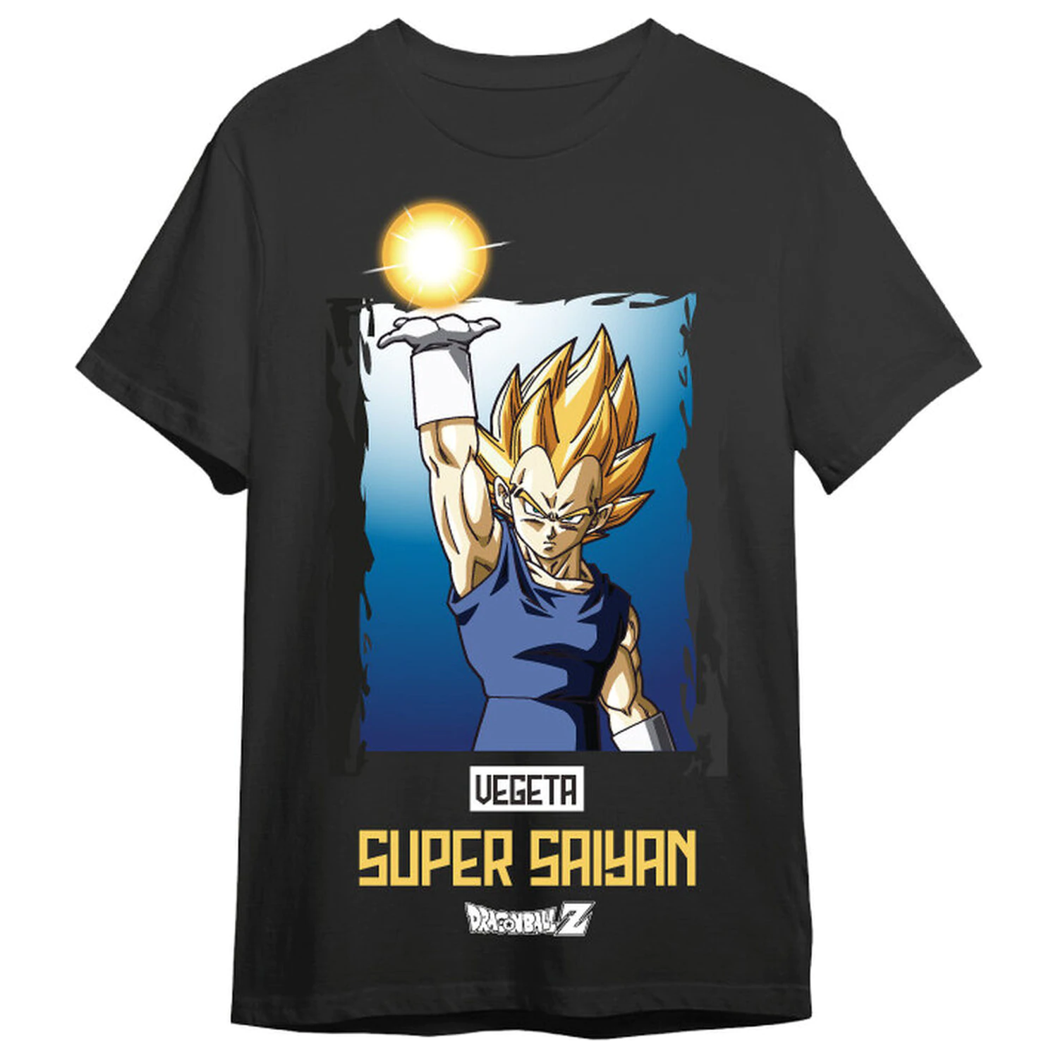 Dragon Ball Z Vegeta Super Saiyan dospelé tričko produktová fotografia