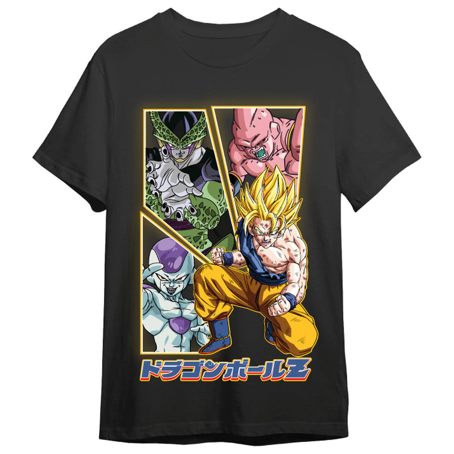 Dragon Ball Z Villains & Goku dospelácke tričko produktová fotografia