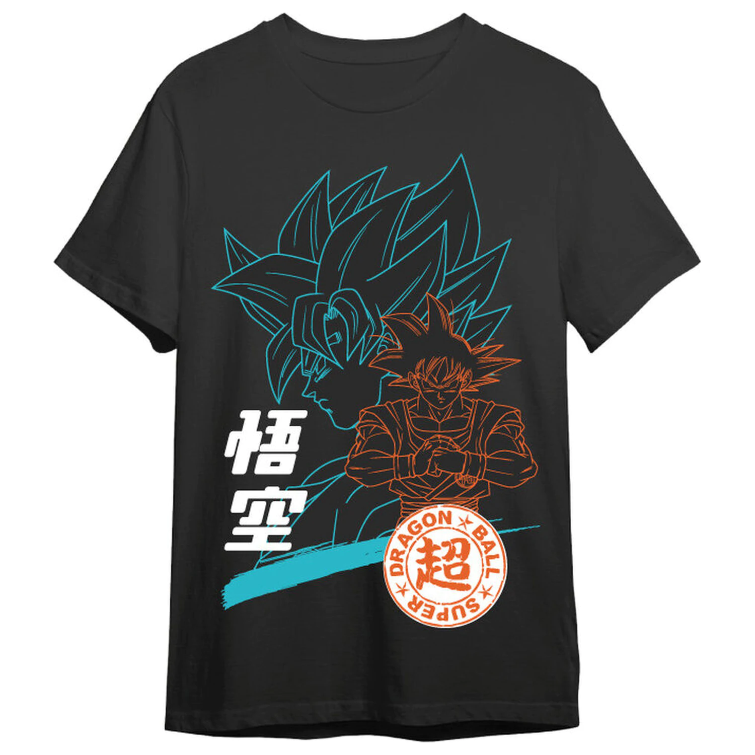 Dragon Ball Super Goku Siluety dospelé tričko produktová fotografia