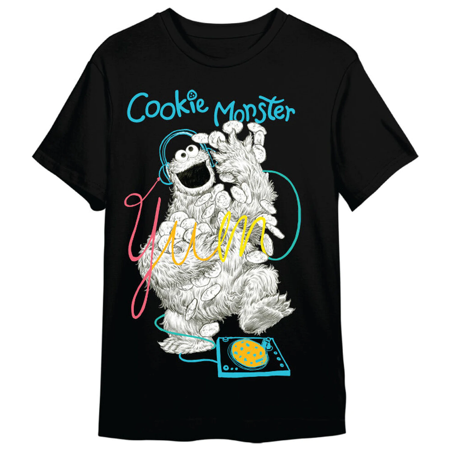 Sesame Street Triki Cookie Monster dospelácke tričko produktová fotografia