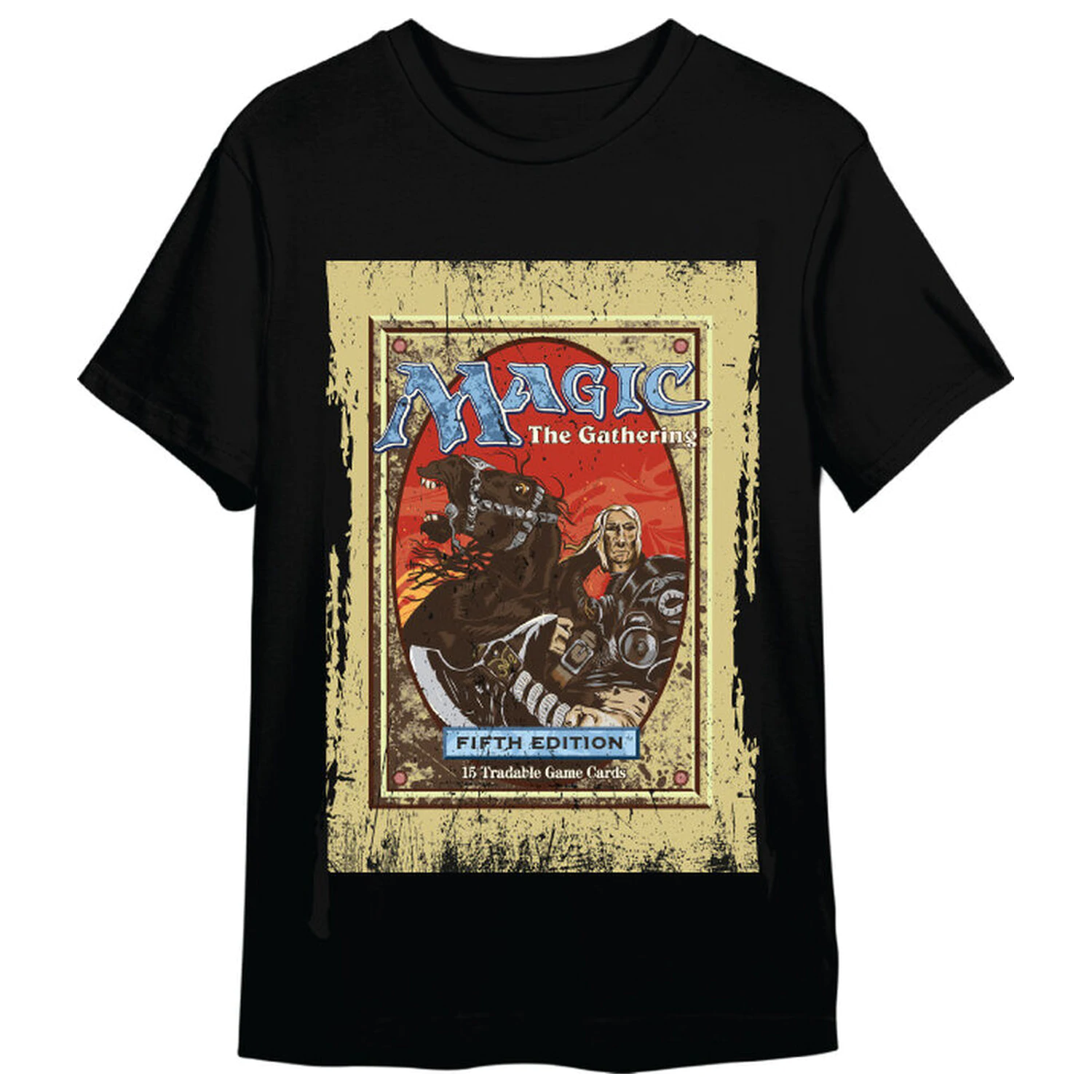 Magic the Gathering Black Knight dospelé tričko produktová fotografia