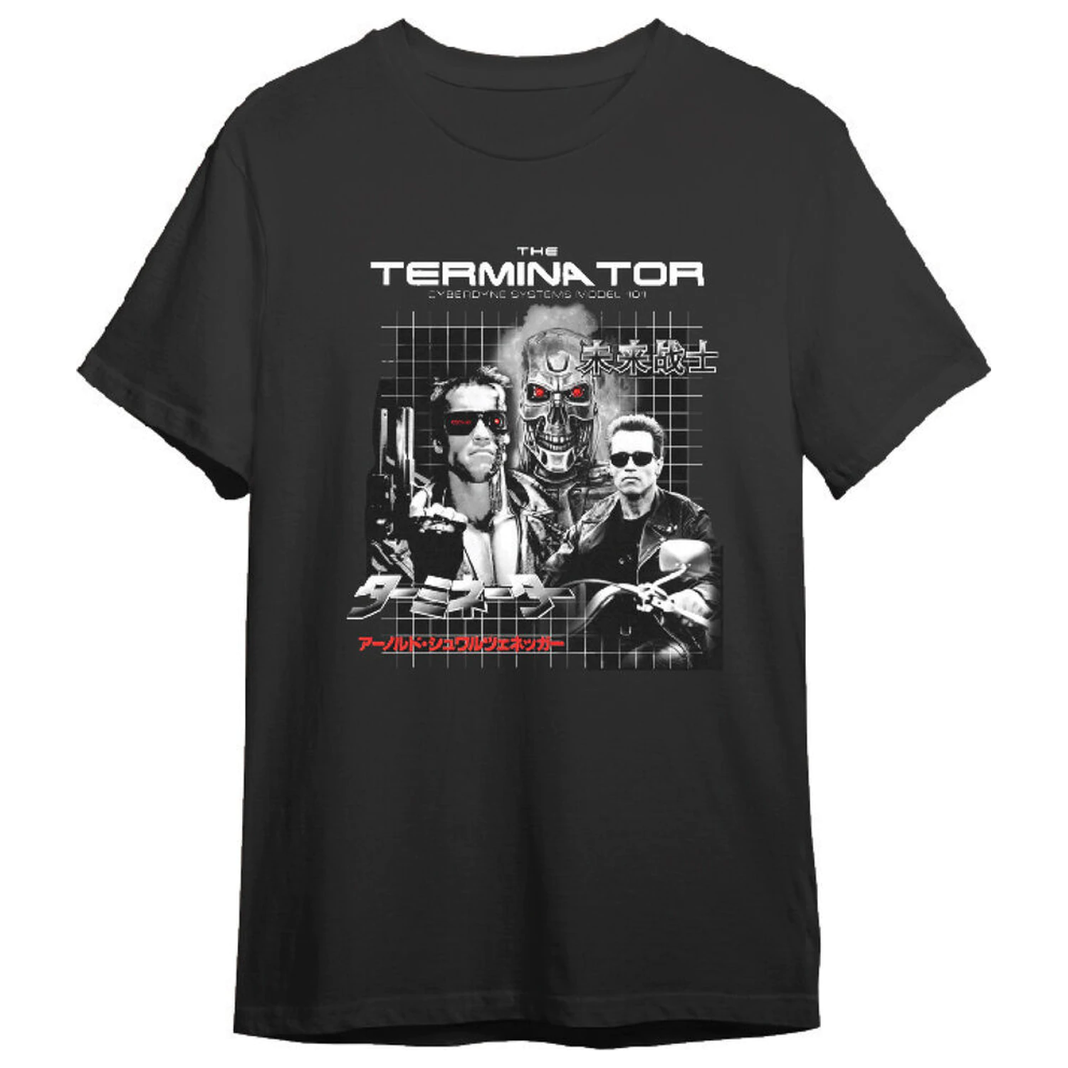 Terminator dospelé tričko produktová fotografia