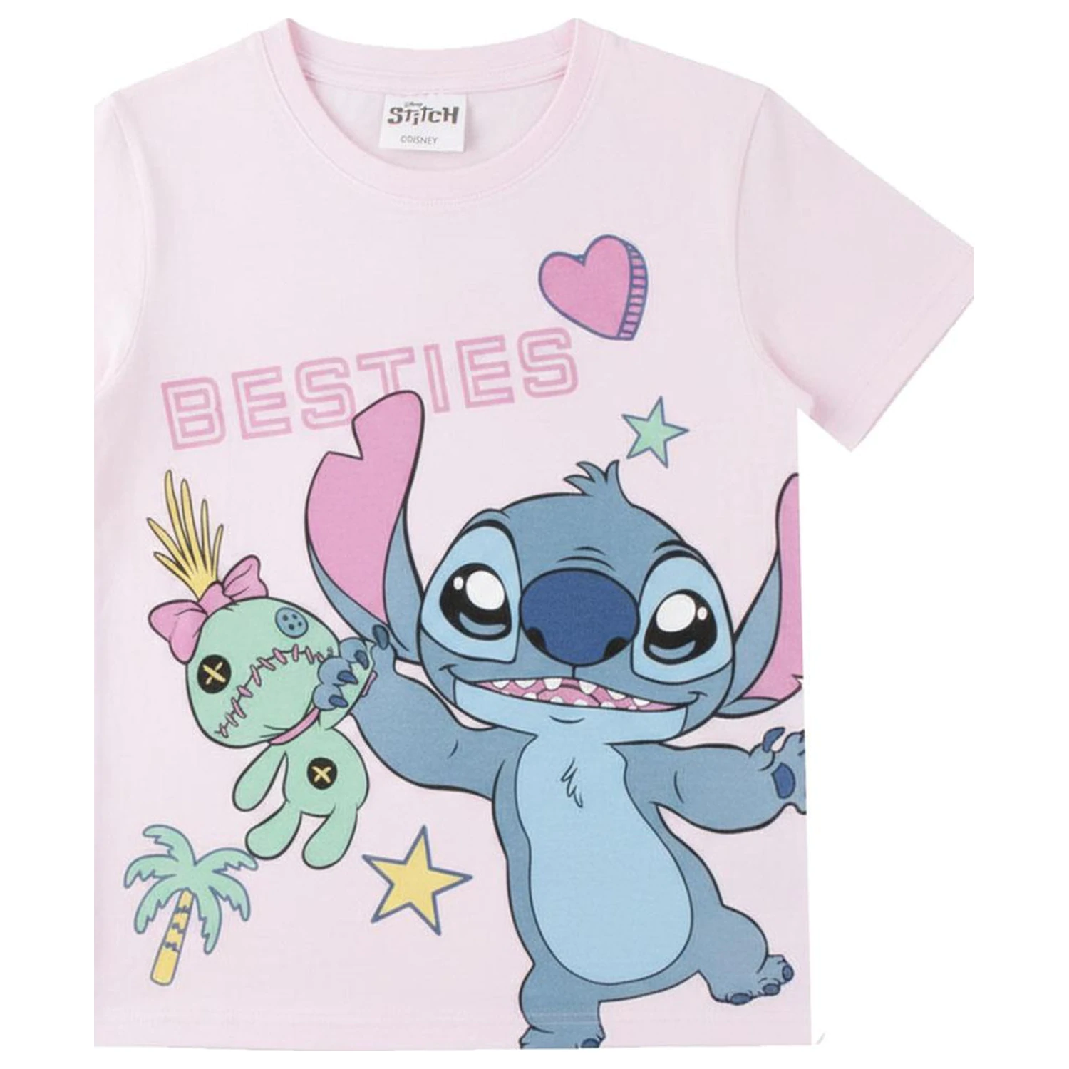 Stitch Besties detské tričko s krátkym rukávom, top produktová fotografia