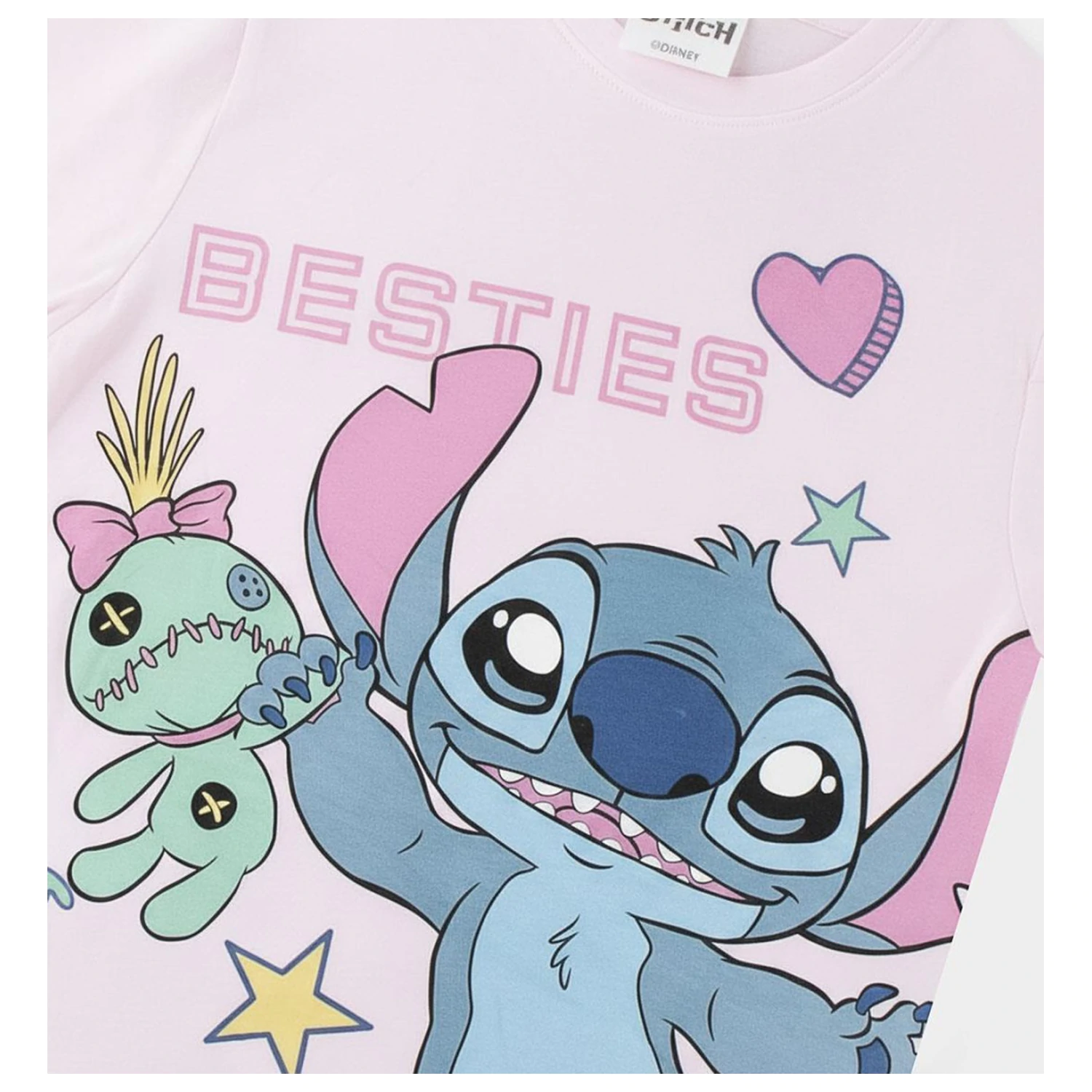 Stitch Besties detské tričko s krátkym rukávom, top produktová fotografia