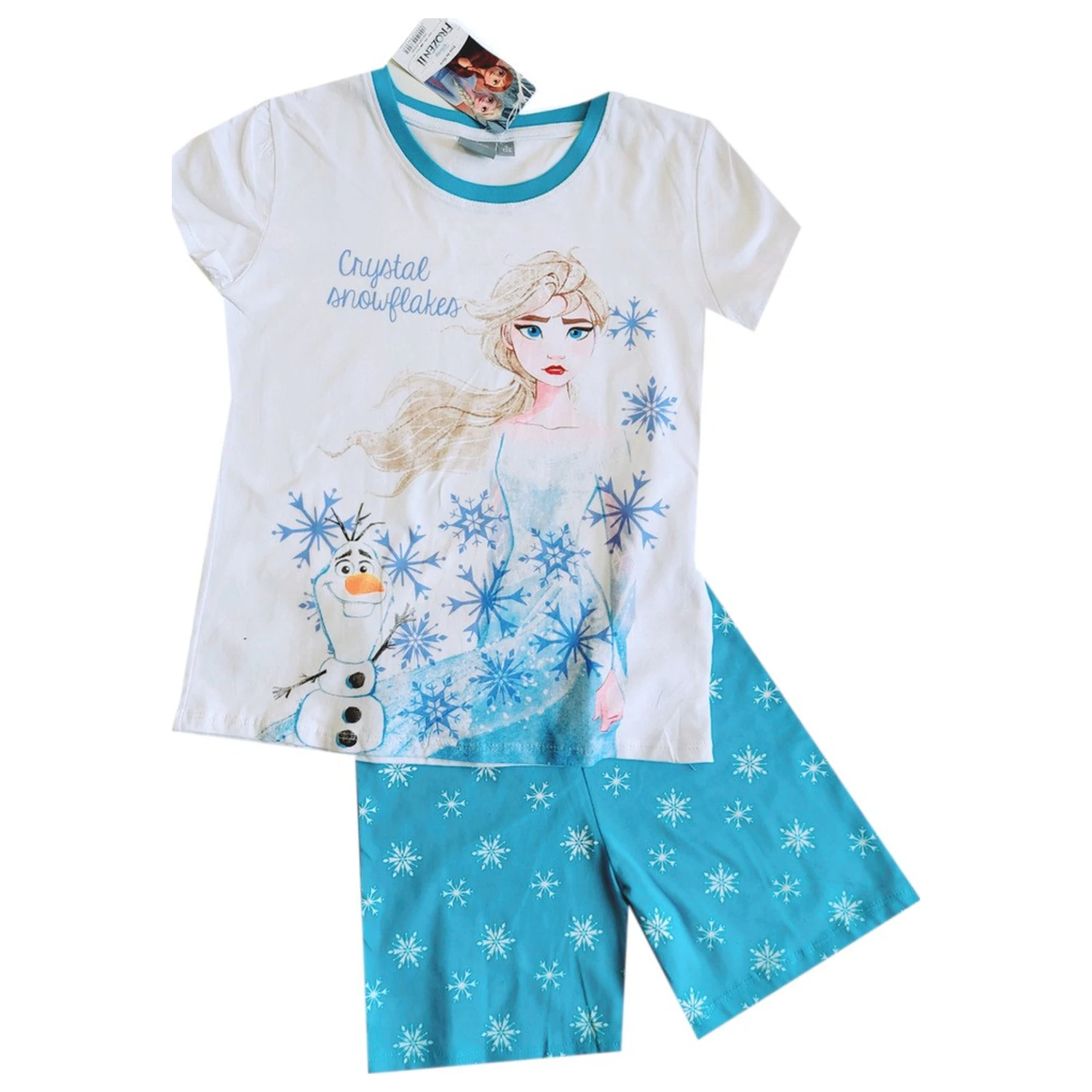 Disney Frozen Crystal Krátke pyžamo pre deti produktová fotografia
