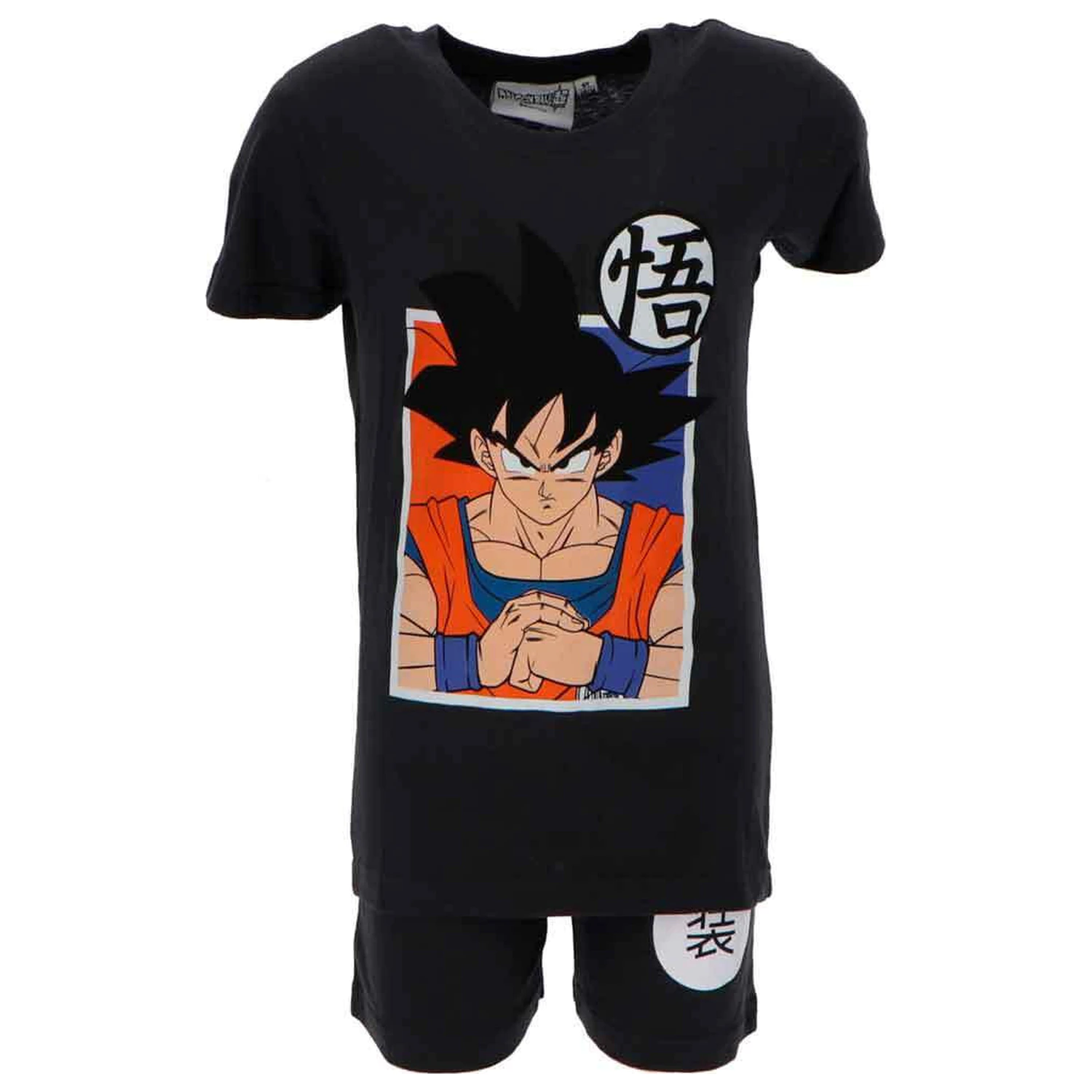 Dragon Ball Saiyan Black detské krátke pyžamo produktová fotografia