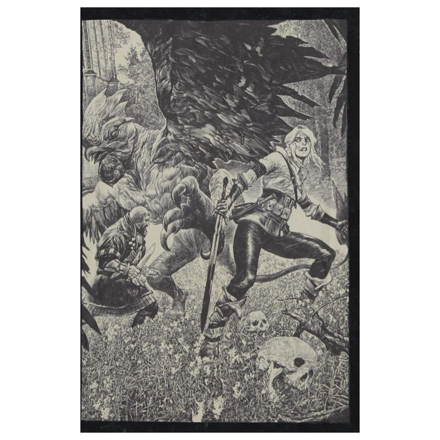 The Witcher tričko Ciri and the Basilisk produktová fotografia